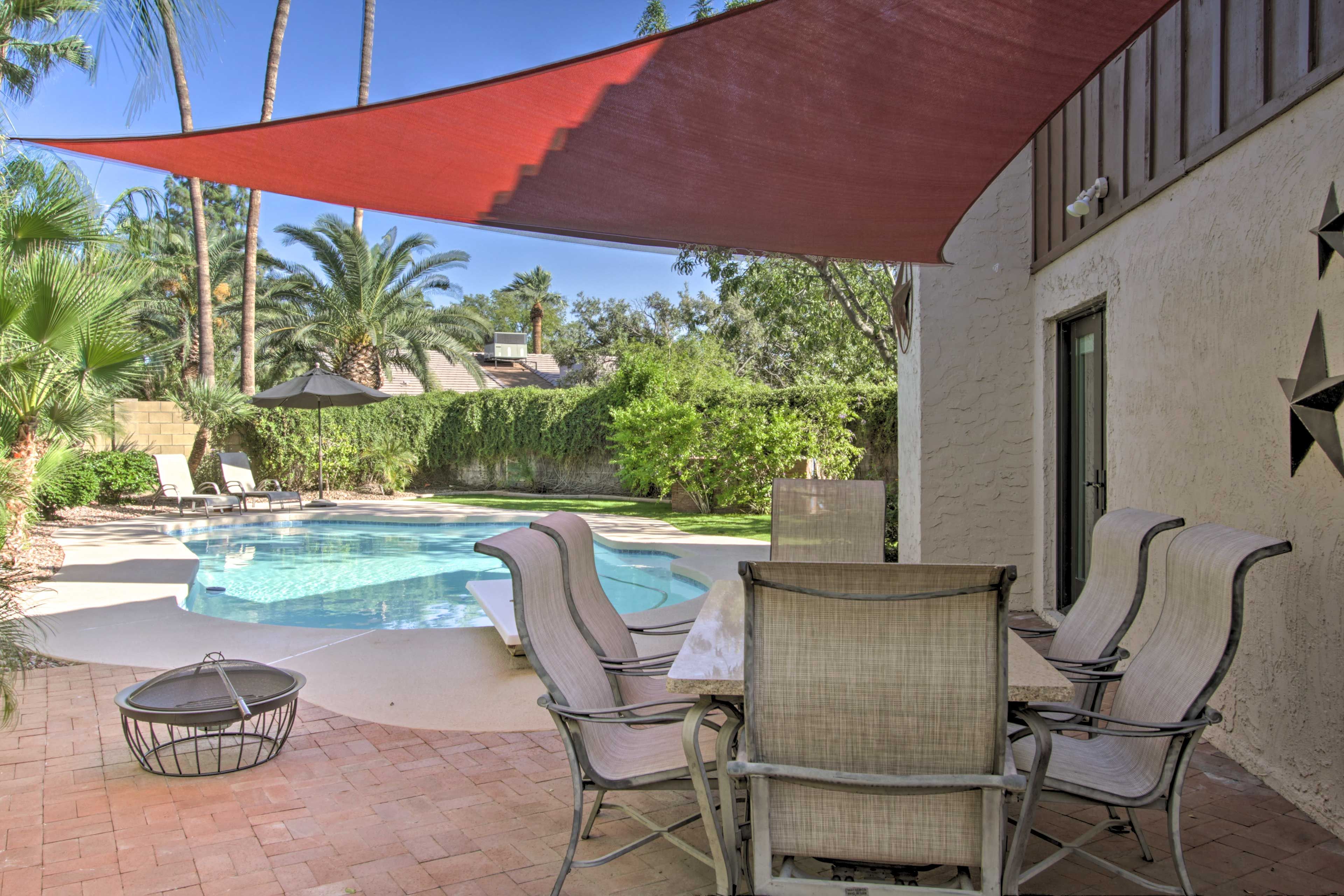 Covered Patio | Fire Pit