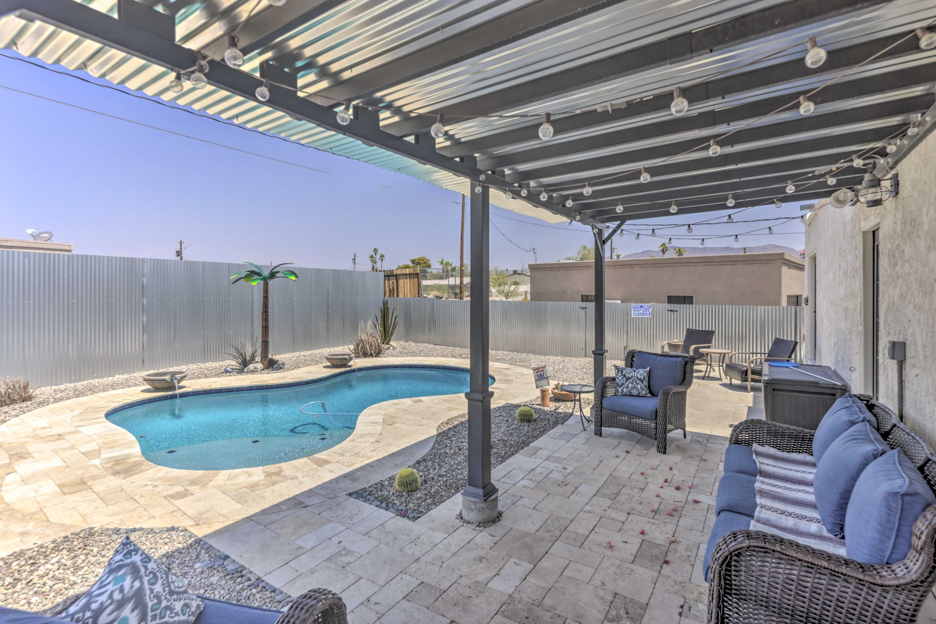 Covered/Furnished Patio | Private Pool