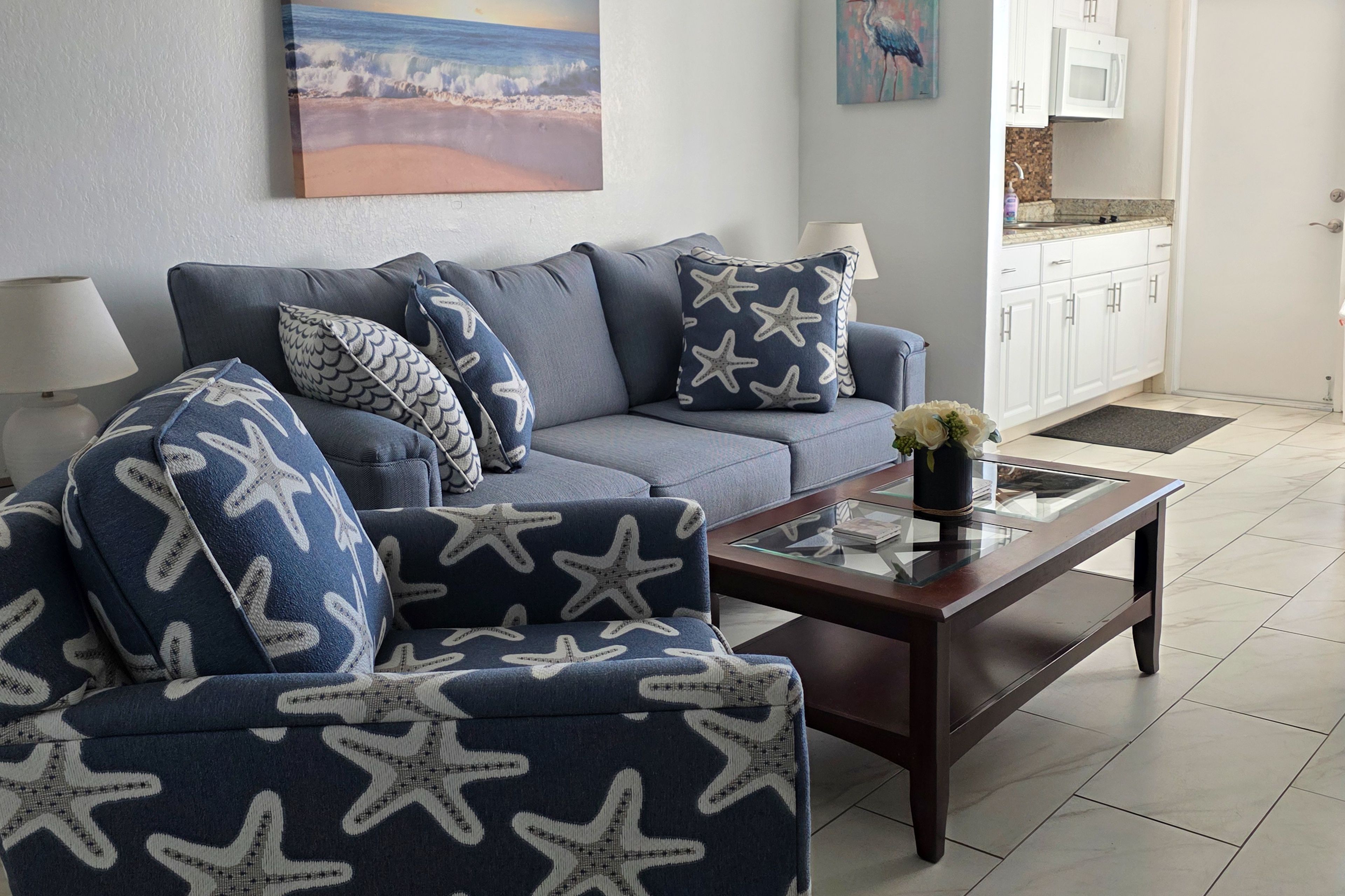 Living Area | Free WiFi | A/C Units