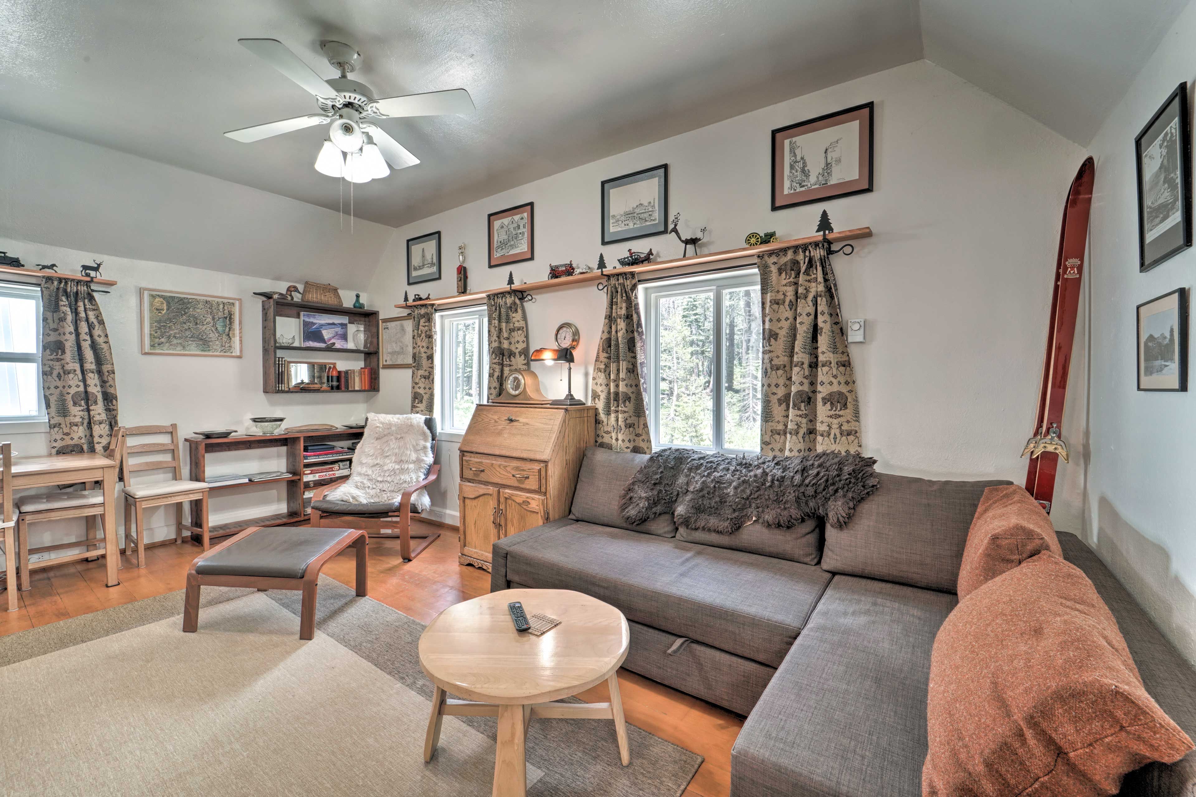 Soda Springs Vacation Rental | 2BR | 2BA | 850 Sq Ft | 2 Stories
