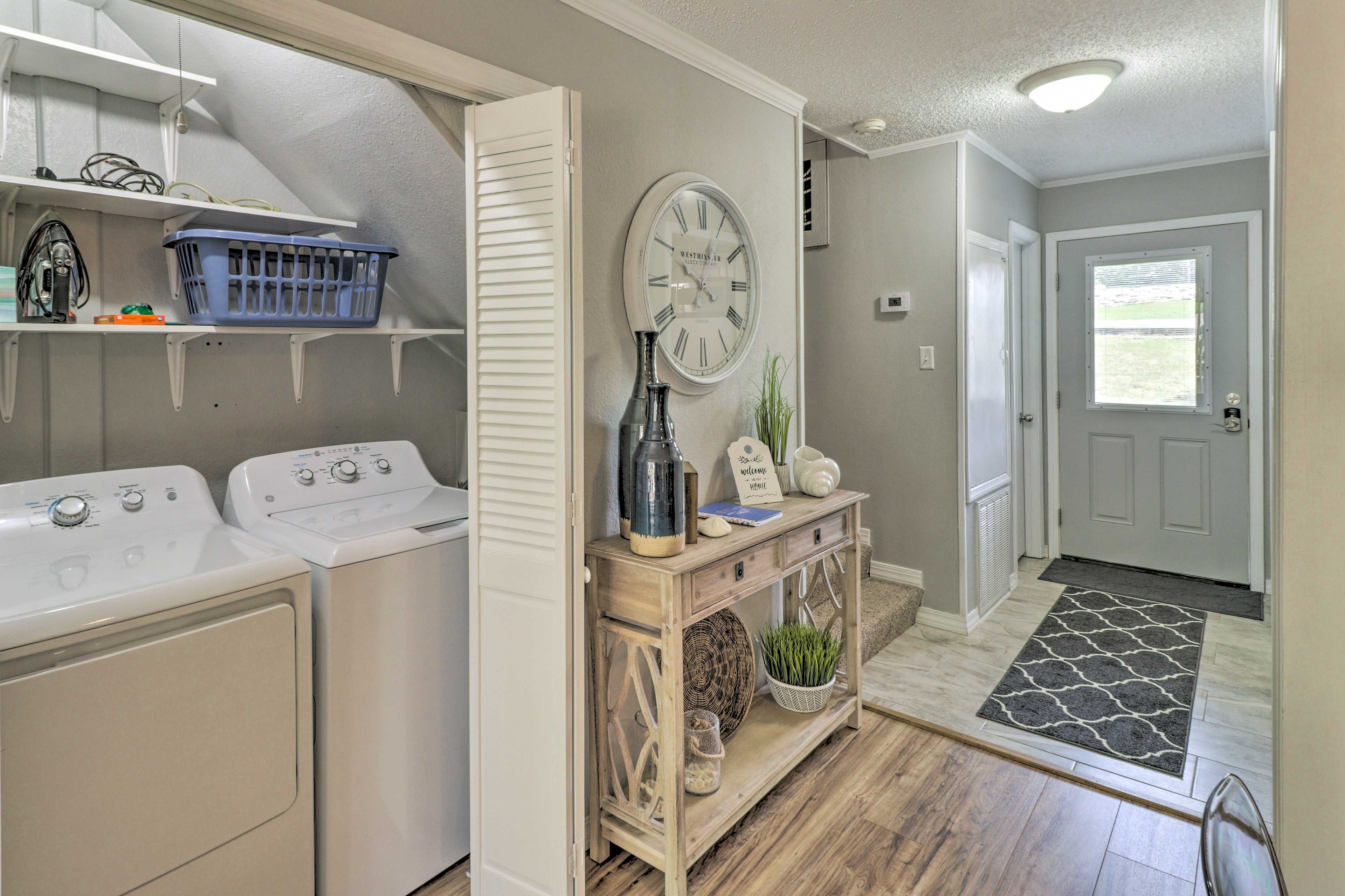 Interior Space | In-Unit Laundry Machines | Stairs Required for Bedroom Access