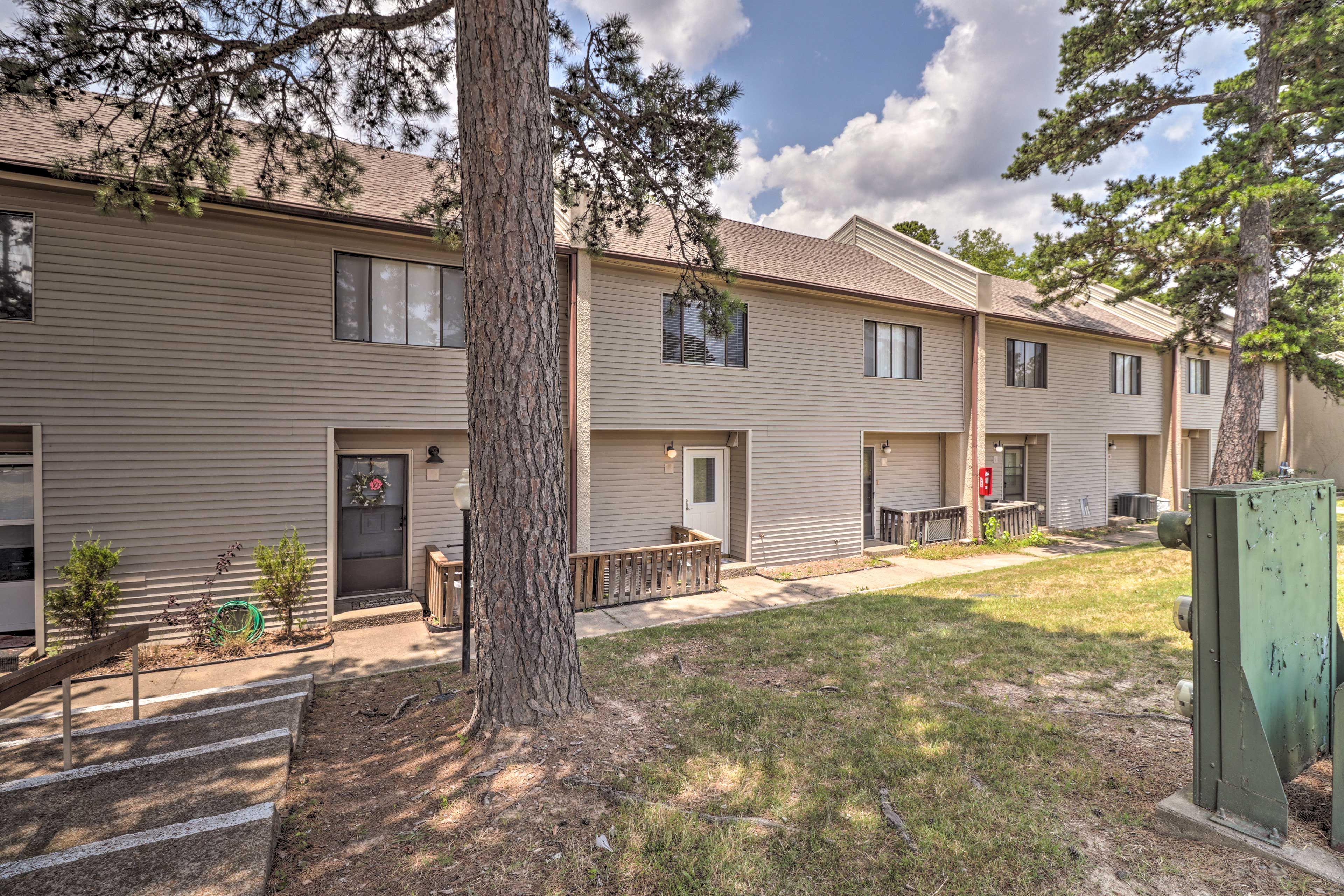 Condo Exterior | Stairs Required for Access