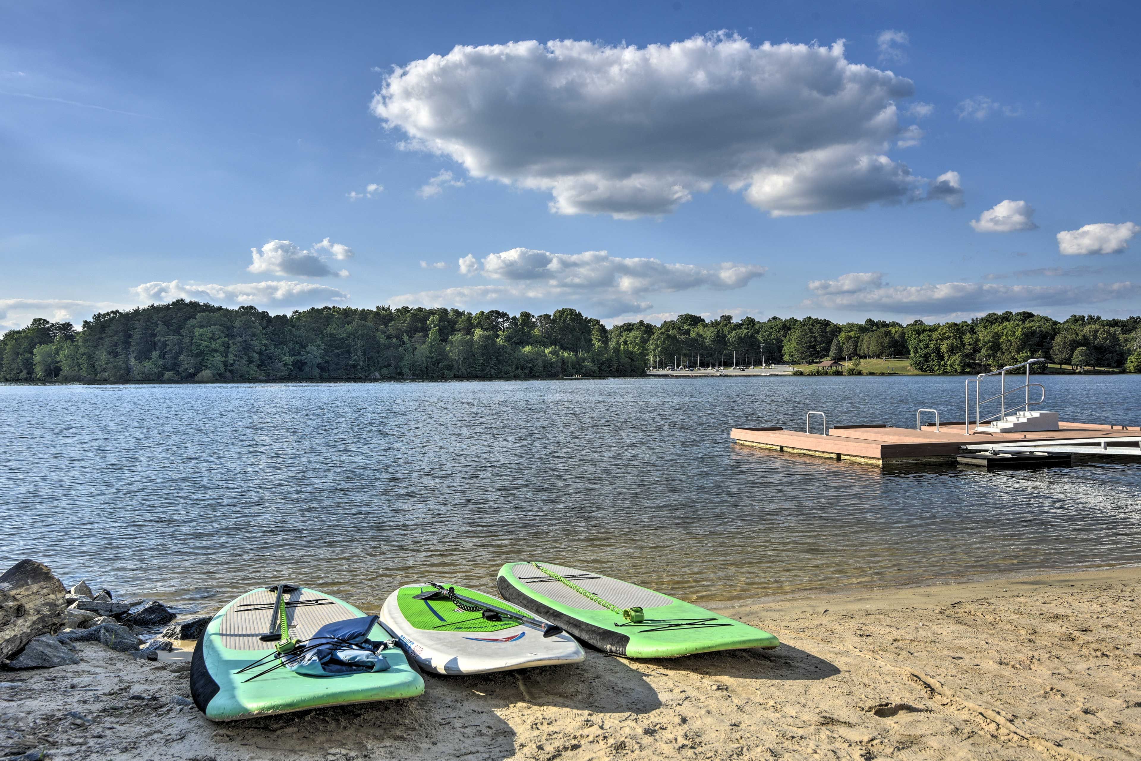 Oak Hollow Lake | Kayak & Board Rentals On-Site