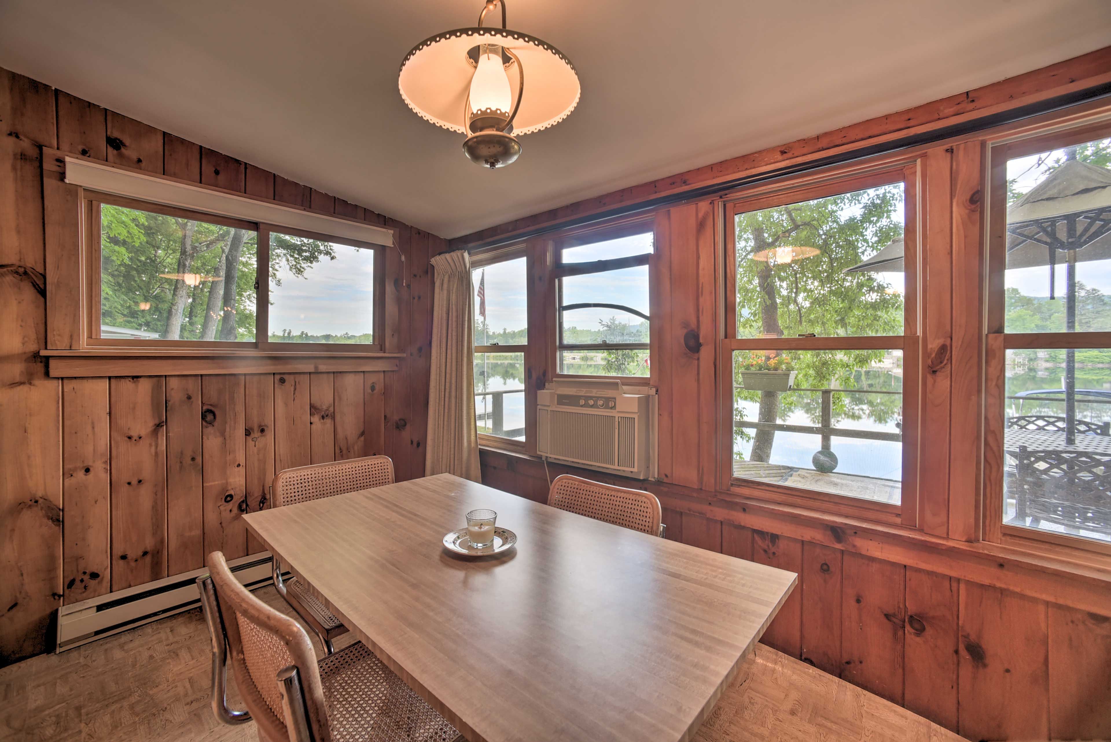 Dining Area | Dishware & Flatware | Deck Access