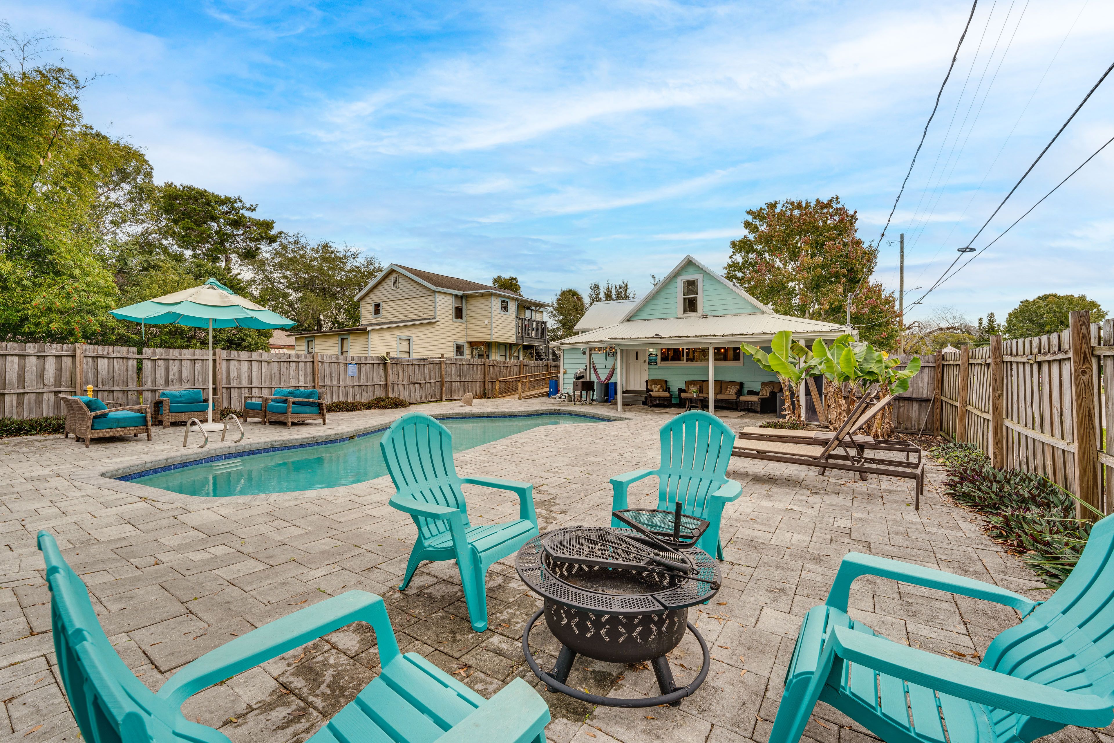 Private Backyard | Pool Depth (3' - 7') | Fire Pit