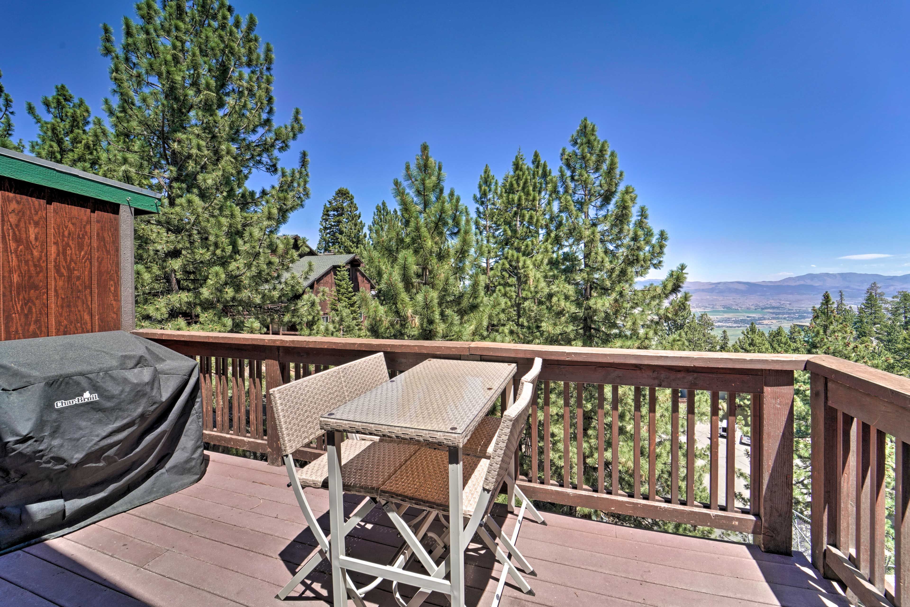 Deck | Grilling Station | Mountain Views