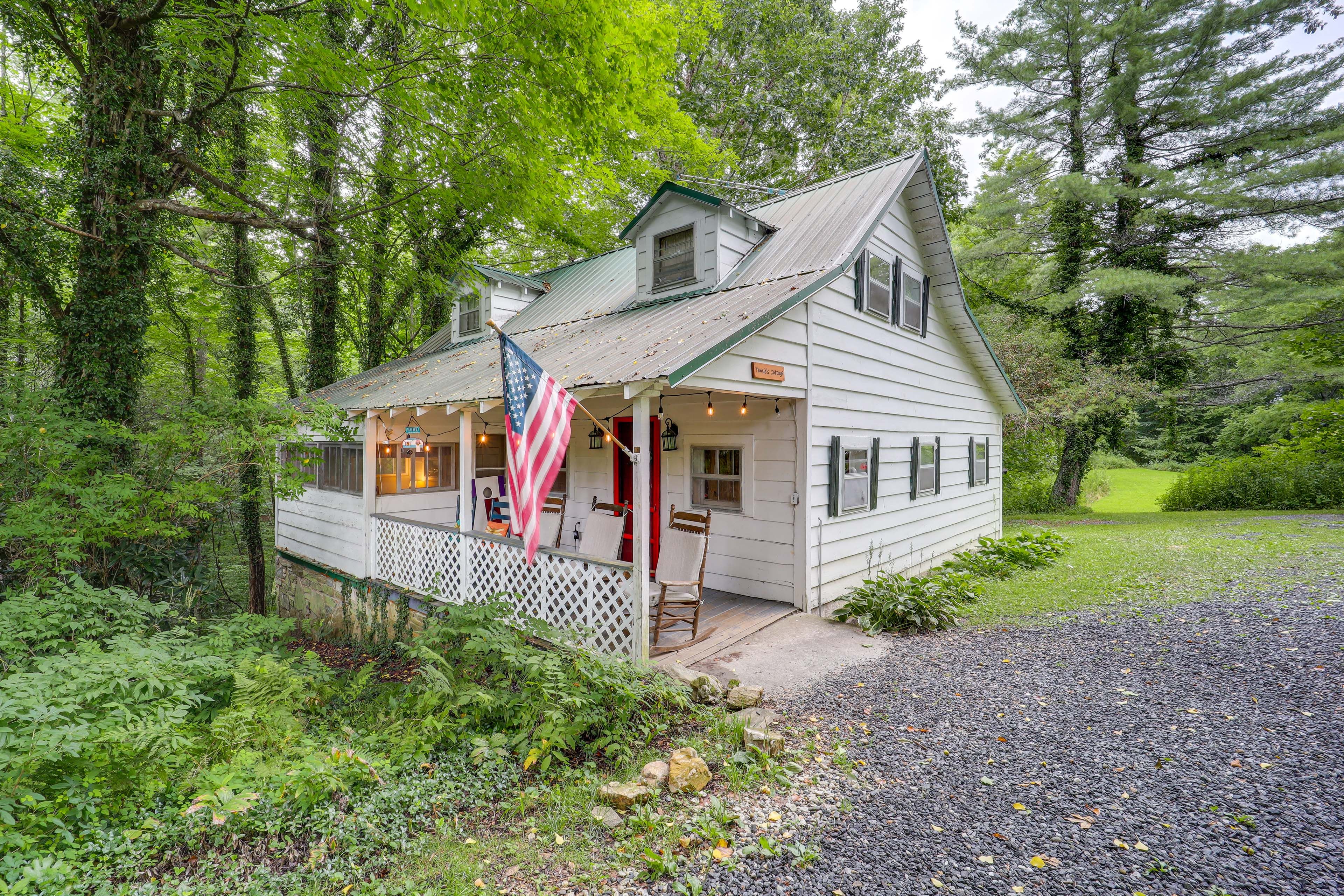 Cottage Exterior | Driveway Parking (4 Vehicles)