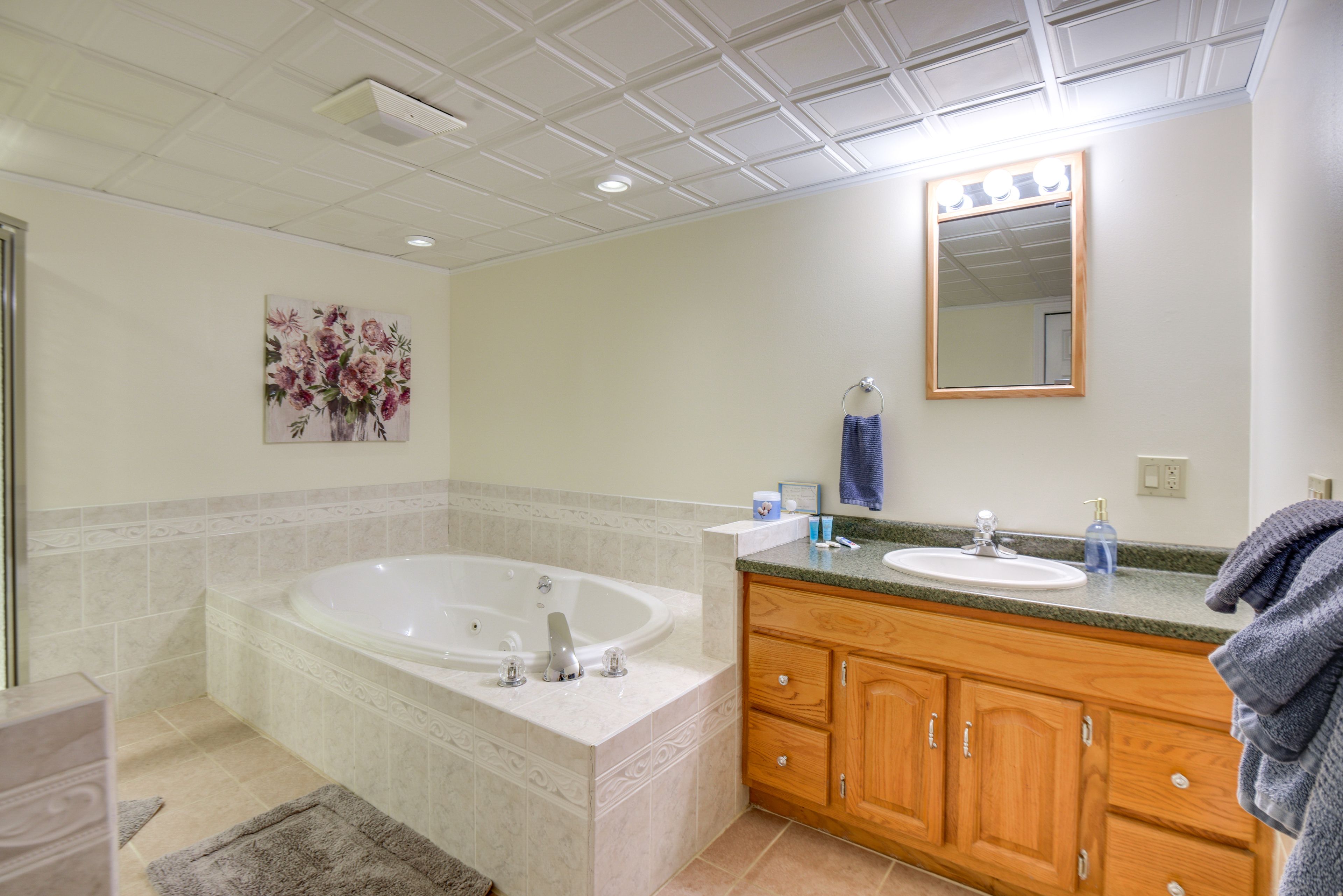 Full Bathroom | Lower Level | Jetted Tub