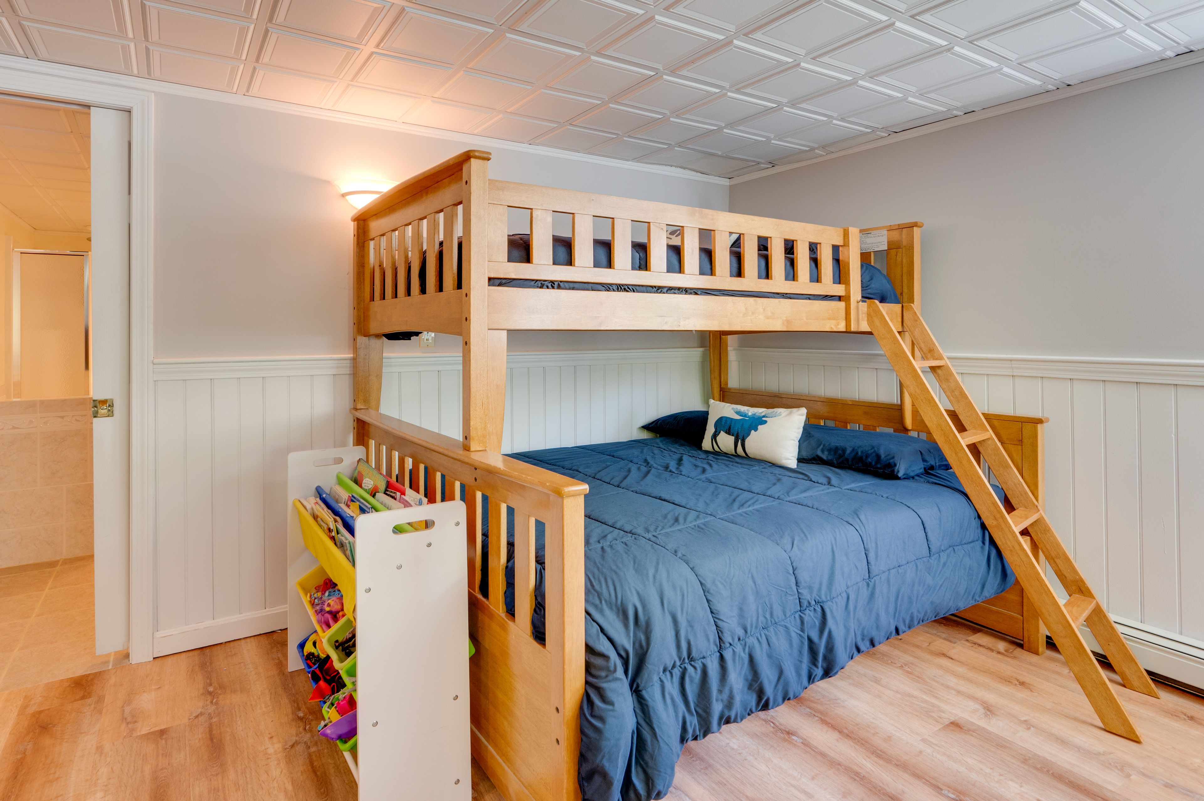 Game Room | Queen Sleeper Sofa | Twin/Full Bunk Bed | Lower Level