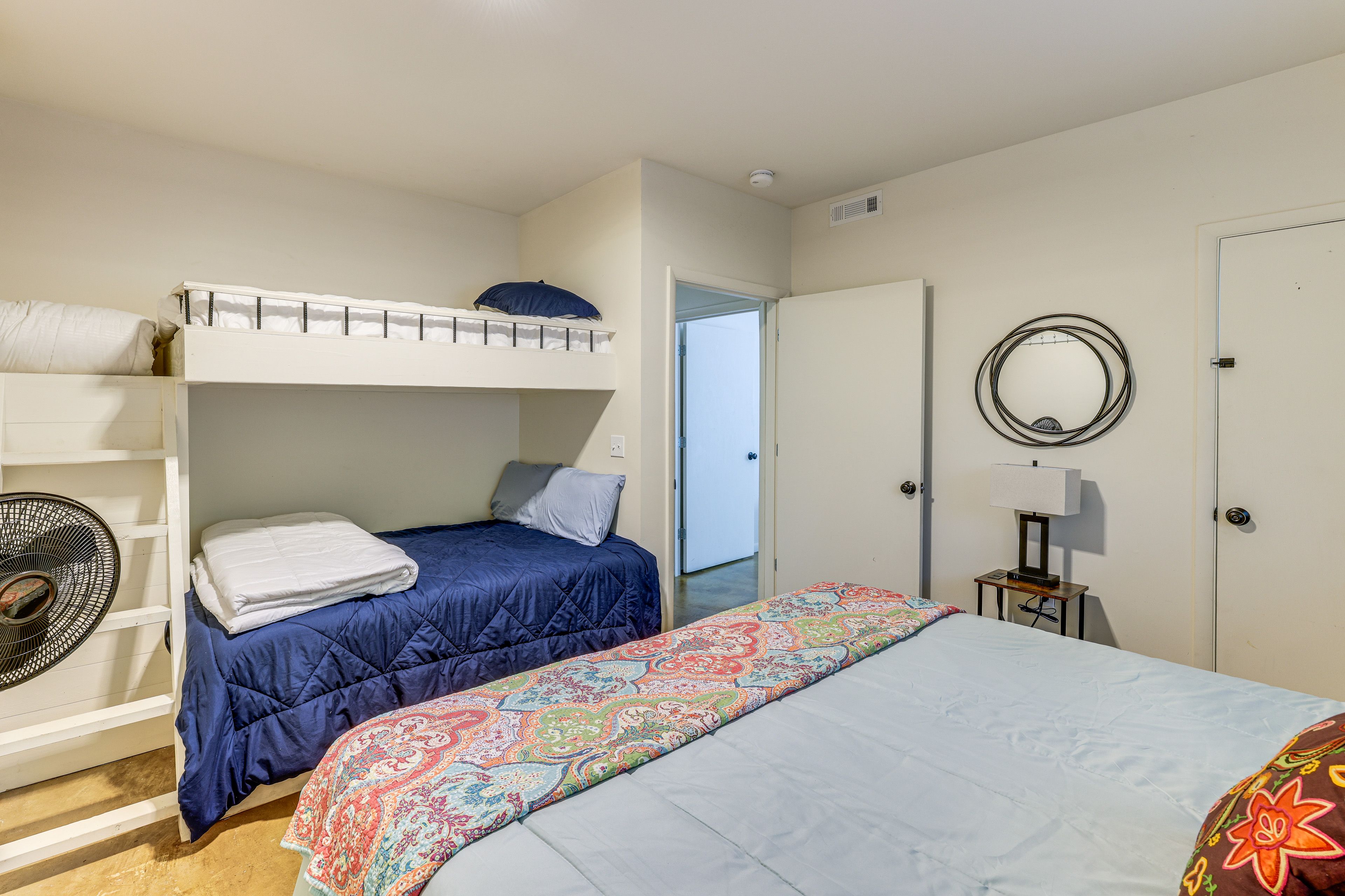 Bedroom 5 | Lower Level | King Bed | Twin/Full Bunk Bed