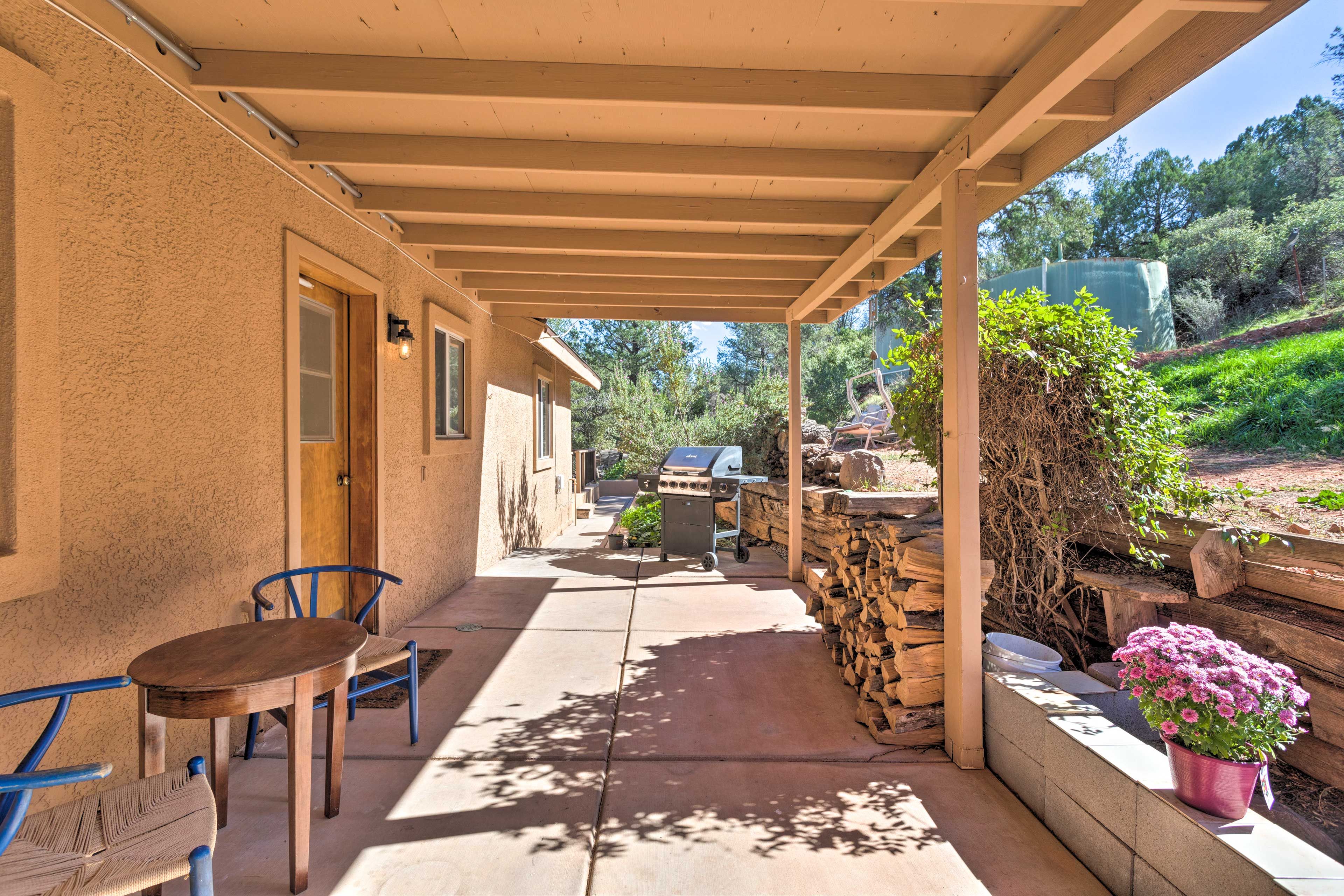 Front Porch w/ Seating | Main Entrance | Gas Grill