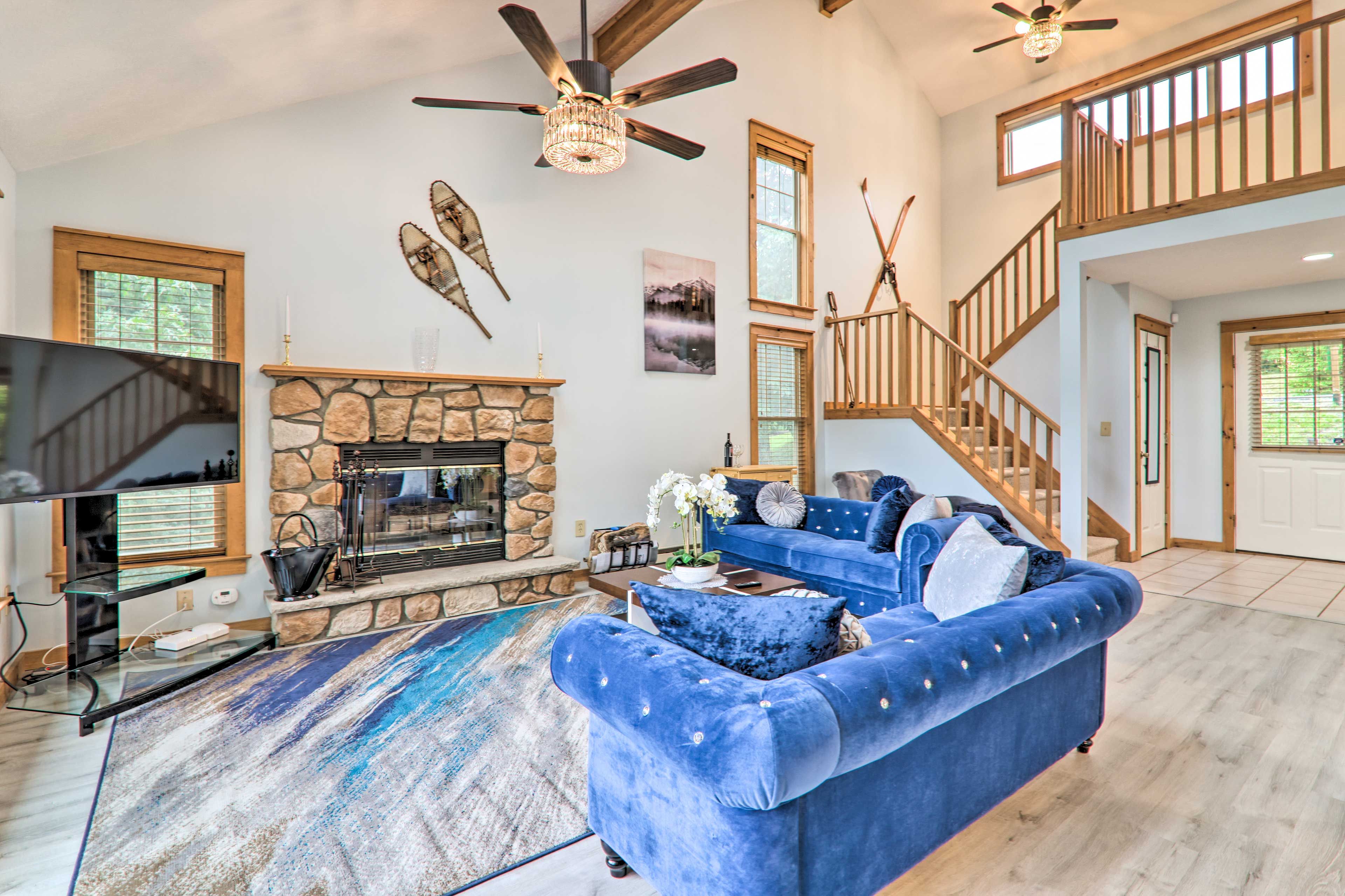 Tannersville Vacation Rental | 4BR | 3BA | 3-Story Home | 2,375 Sq Ft