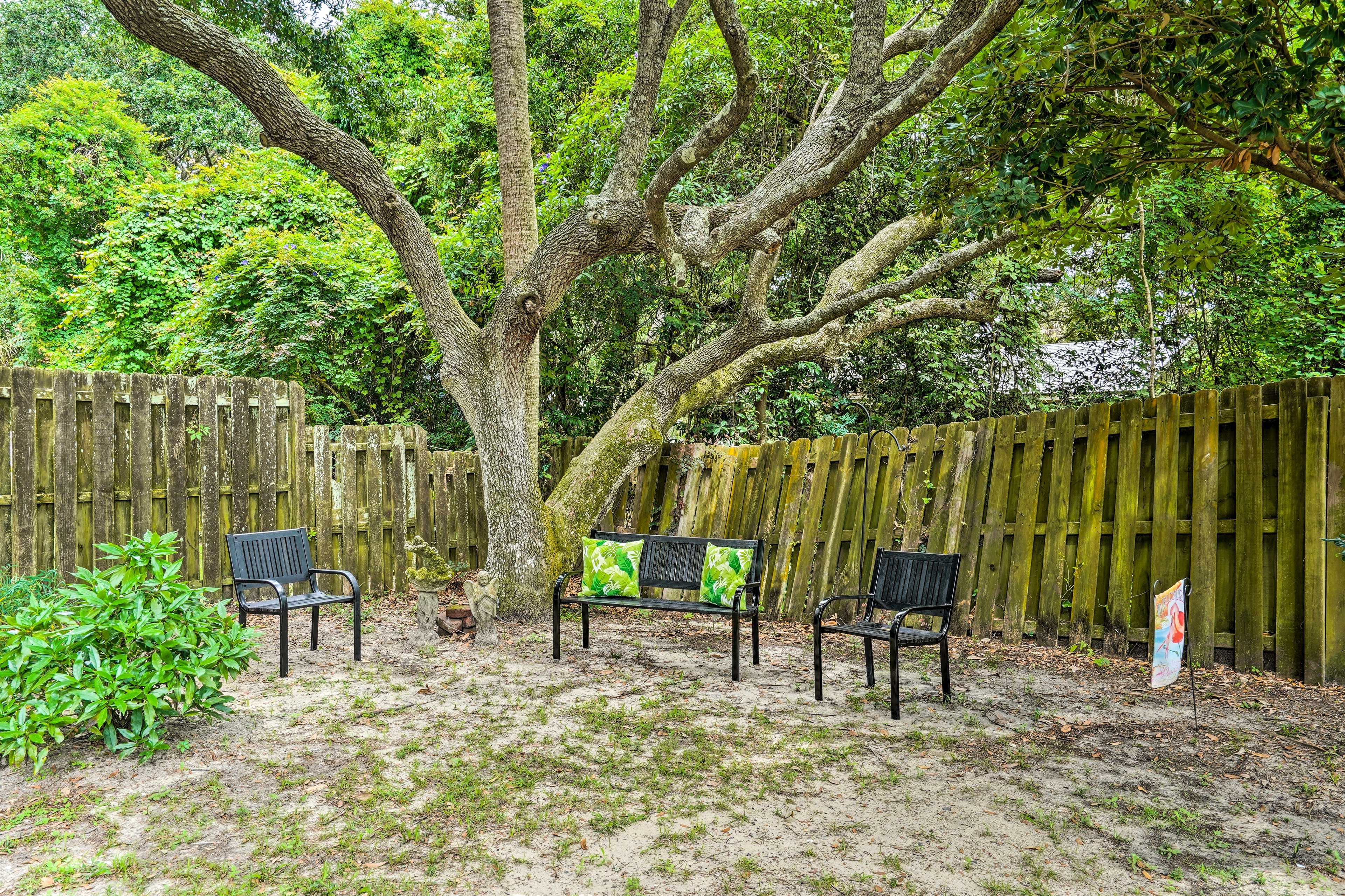 Fenced-In Backyard