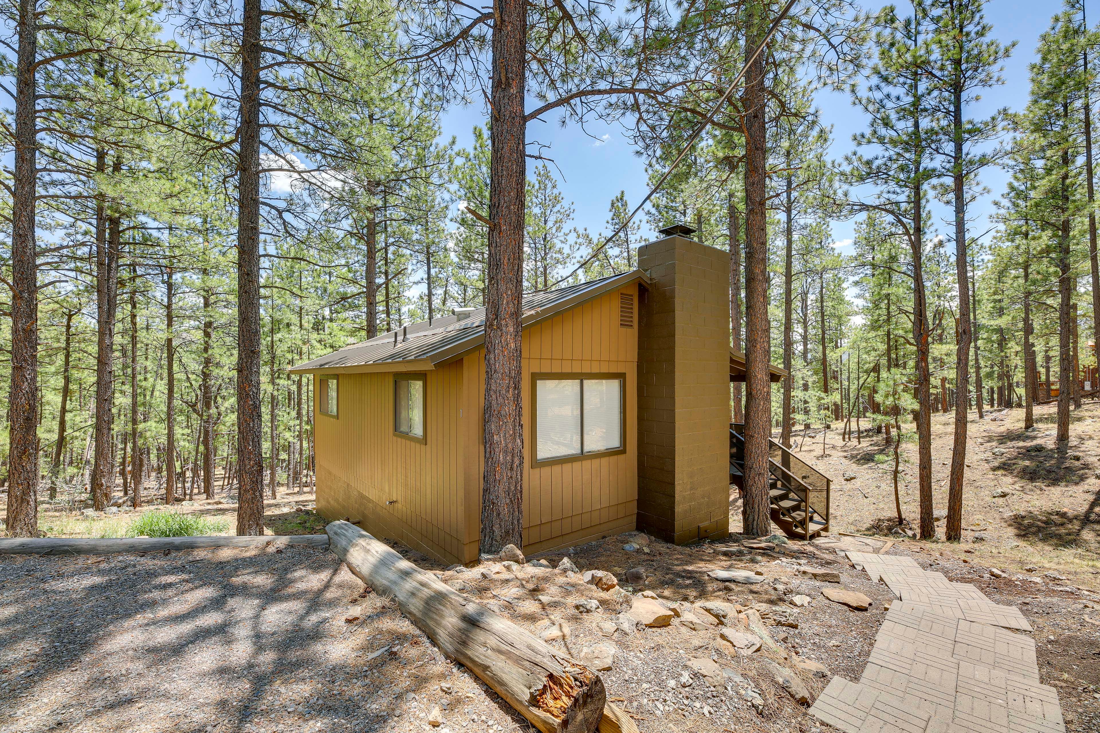 Cabin Exterior | 6 Stairs Required to Access