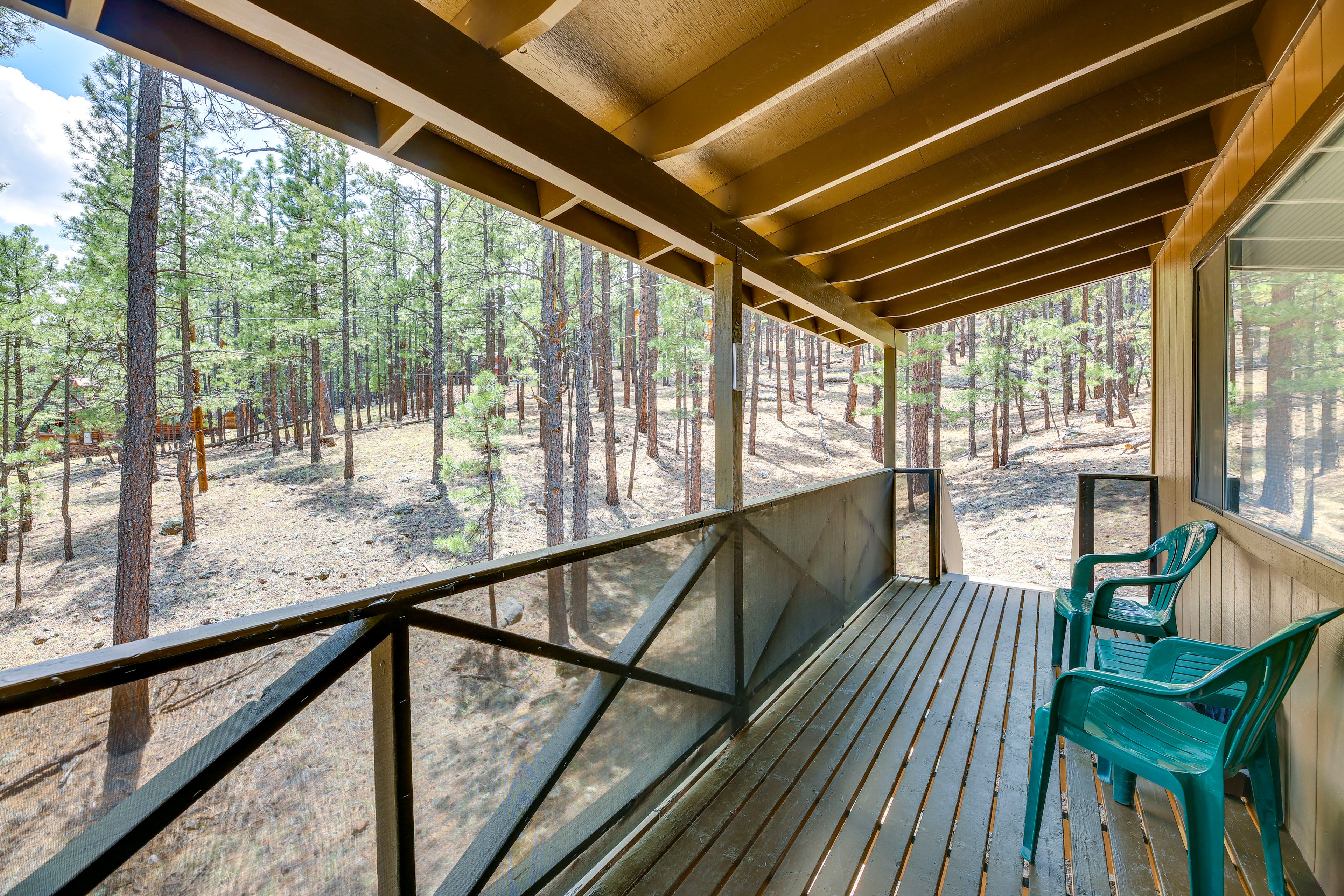 Greer Vacation Rental | 2BR | 1BA | 1,000 Sq Ft | Single-Story Cabin