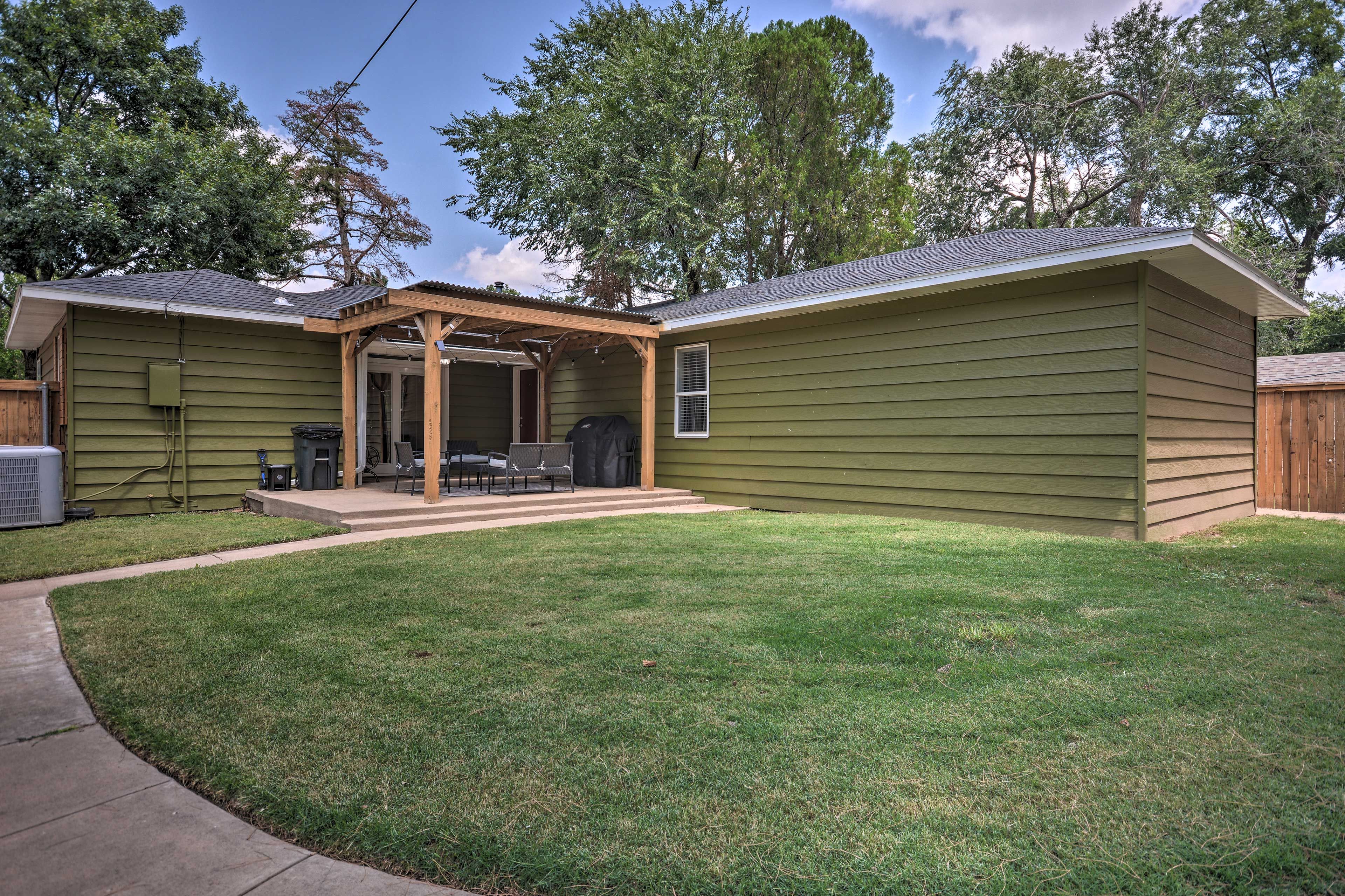Fenced-In Backyard
