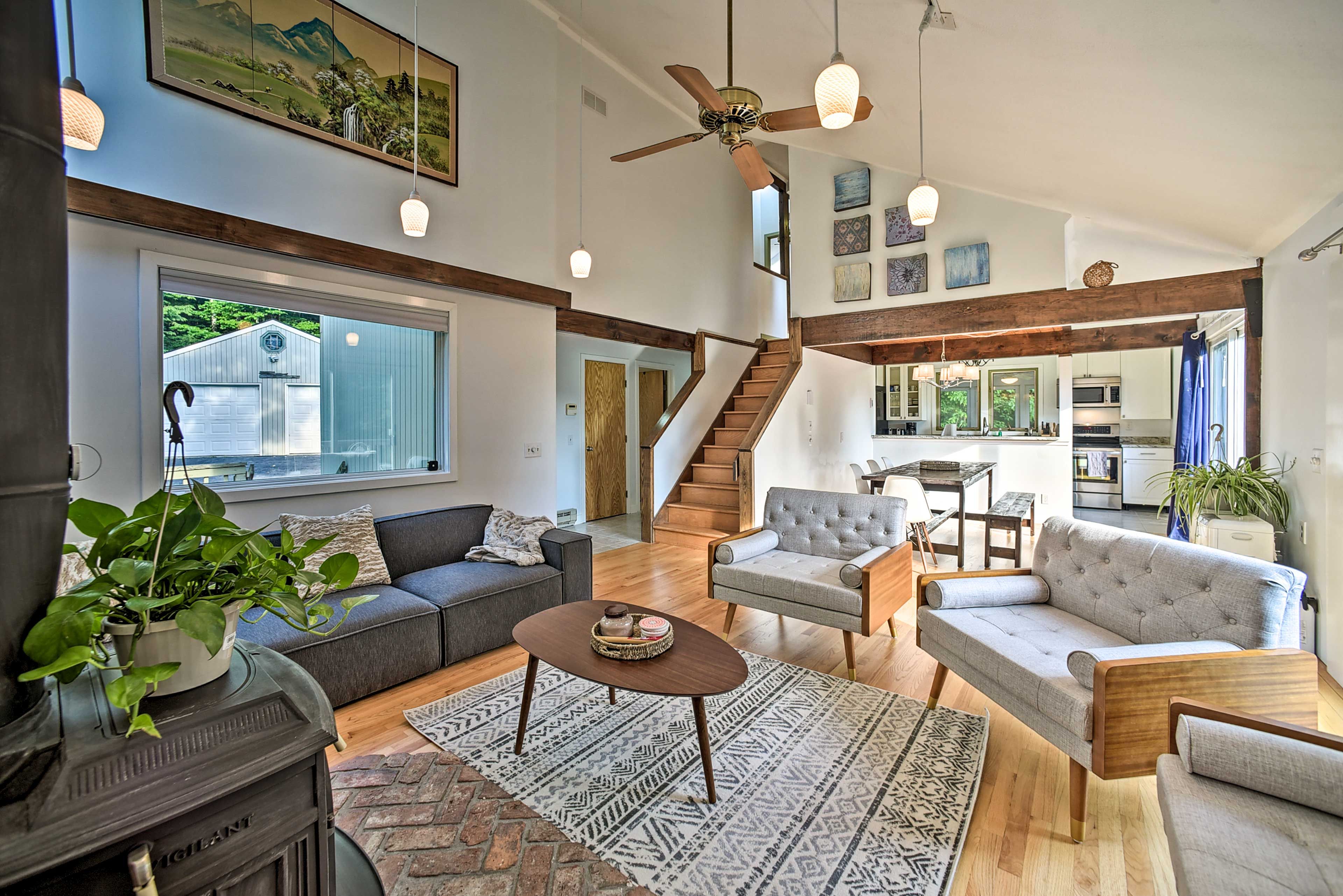 Margaretville Vacation Rental | 5BR | 2BA | 1,800 Sq Ft | 3-Story Cabin