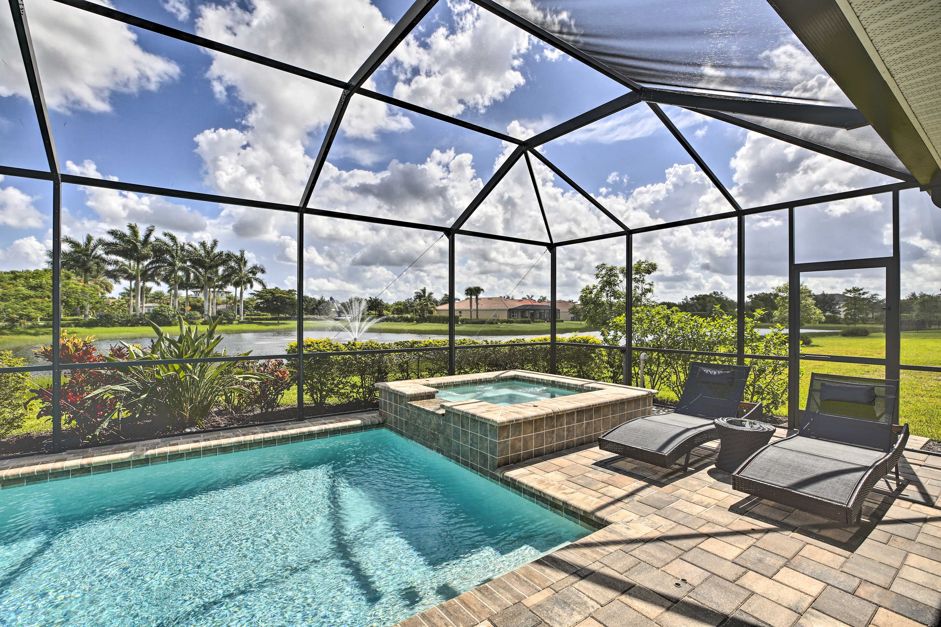 Screened Lanai | Optional Nightly Pool Heat Fee