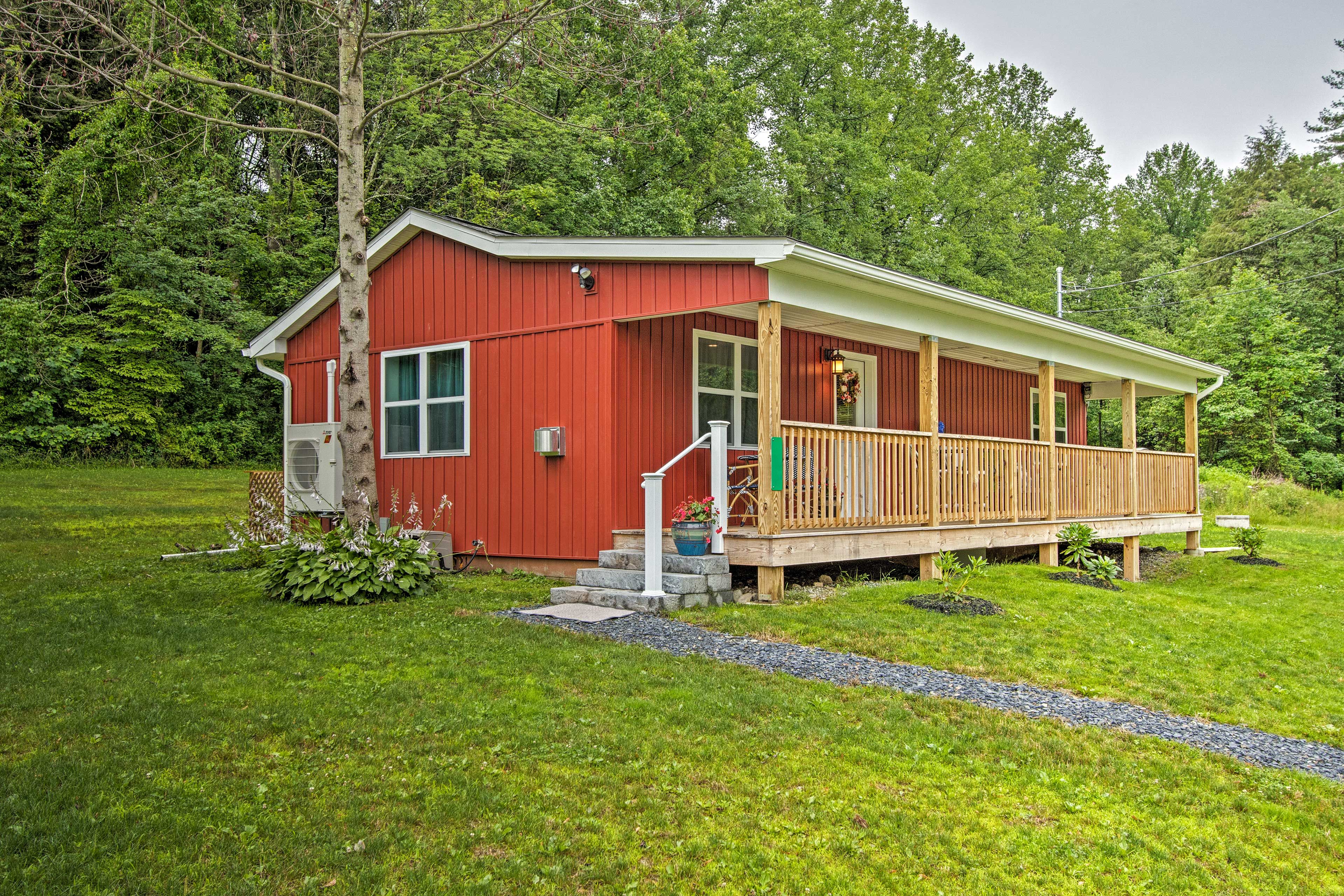 Cottage Exterior | Parking | Driveway (2 Vehicles)
