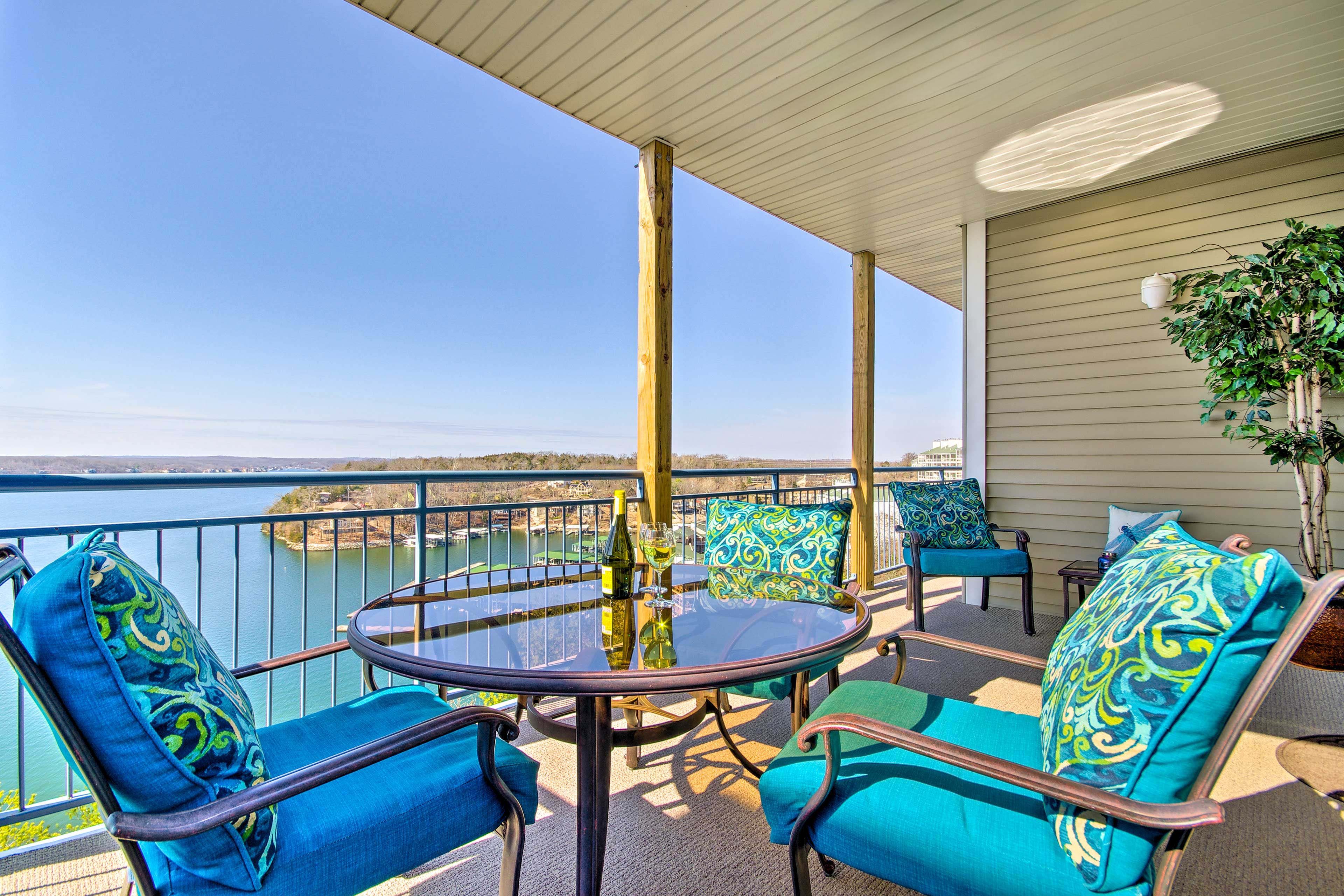 Lake Ozark Vacation Rental | 3BR | 2BA | Stairs Required for Access