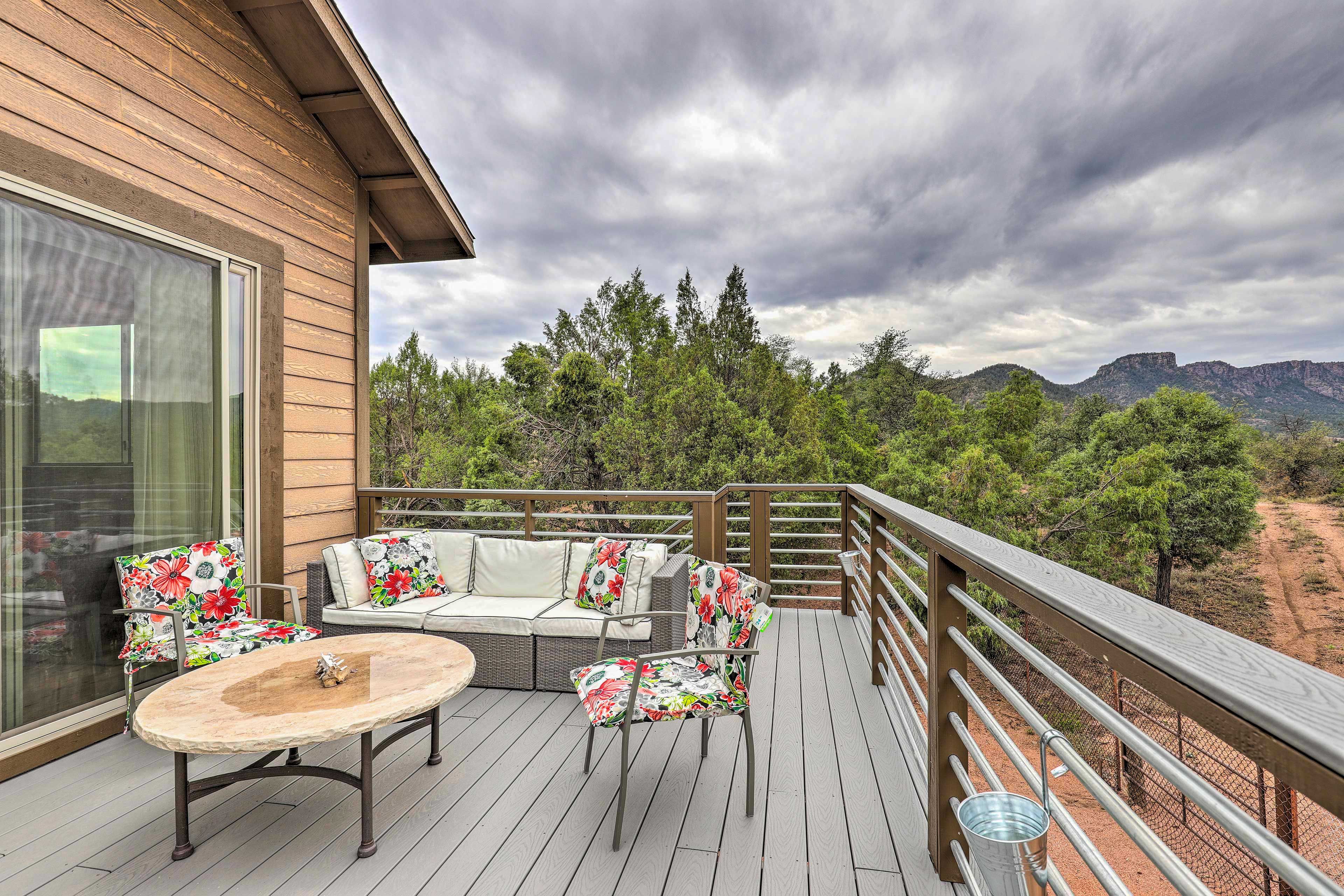 Wraparound Deck | Mountain Views