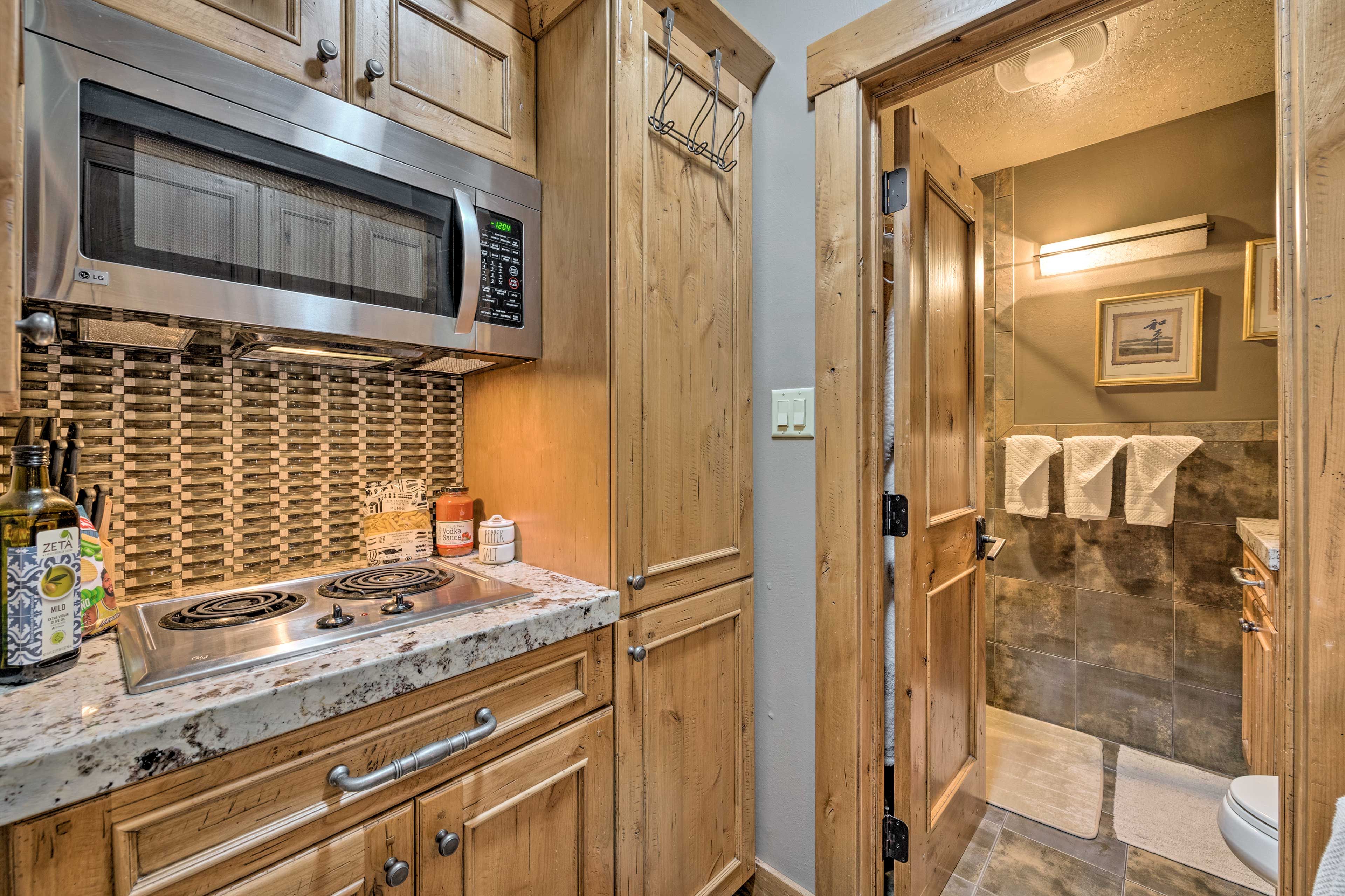 Well-Equipped Kitchenette