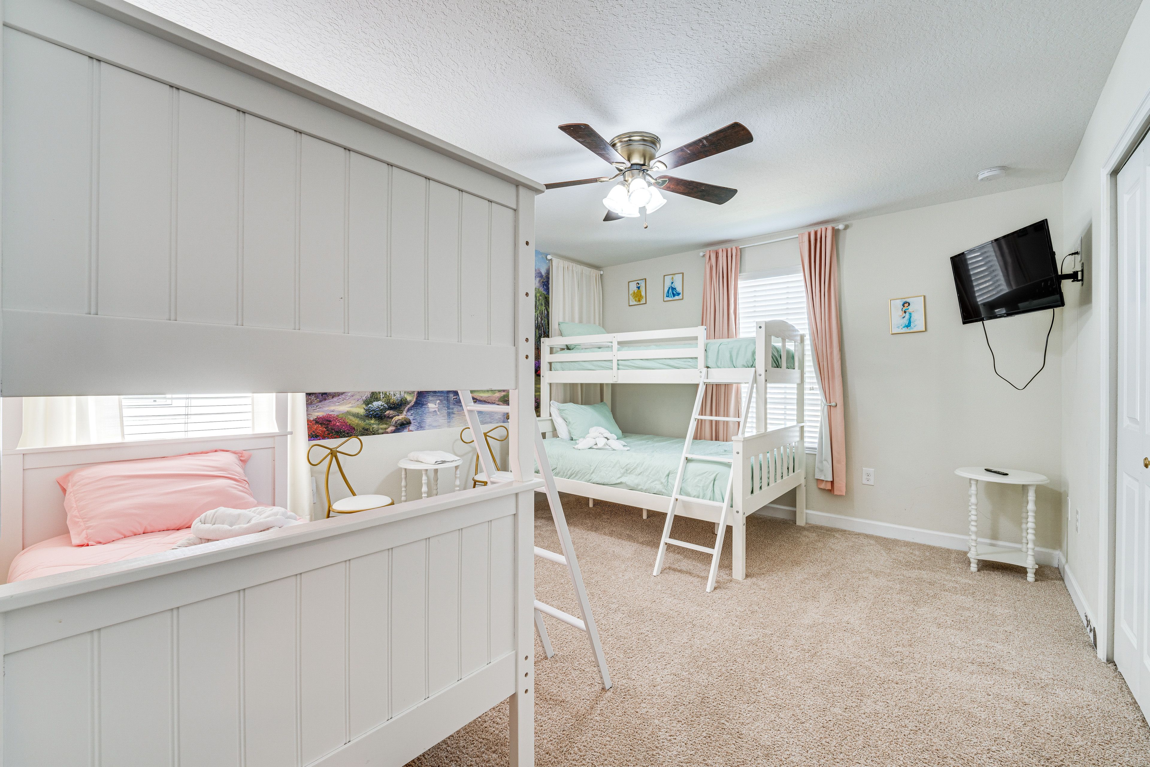 Bedroom 3 | Twin/Full Bunk Bed | Twin Bunk Bed | Flat-Screen TV | 2nd Floor