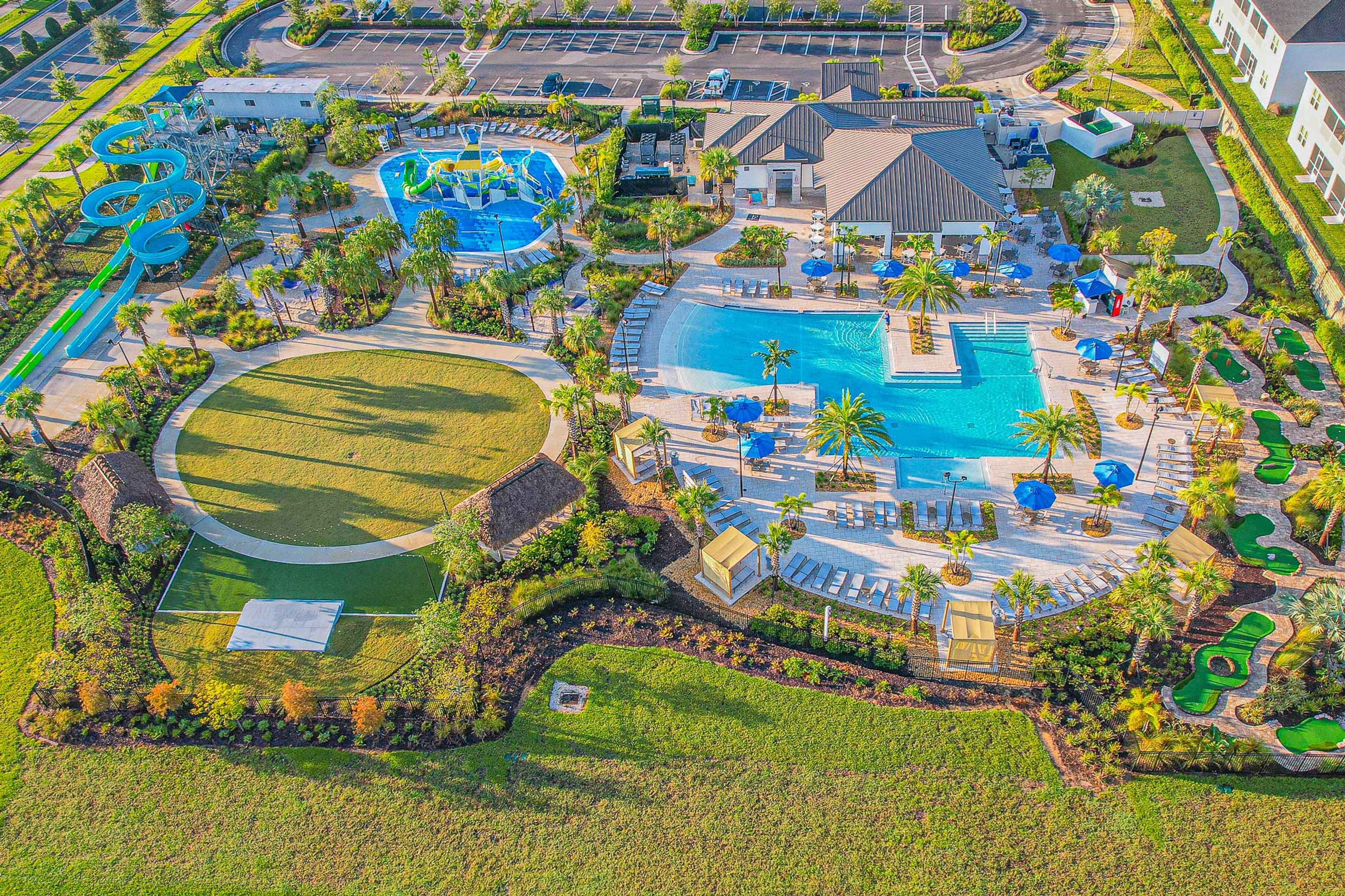 Aerial View of Community