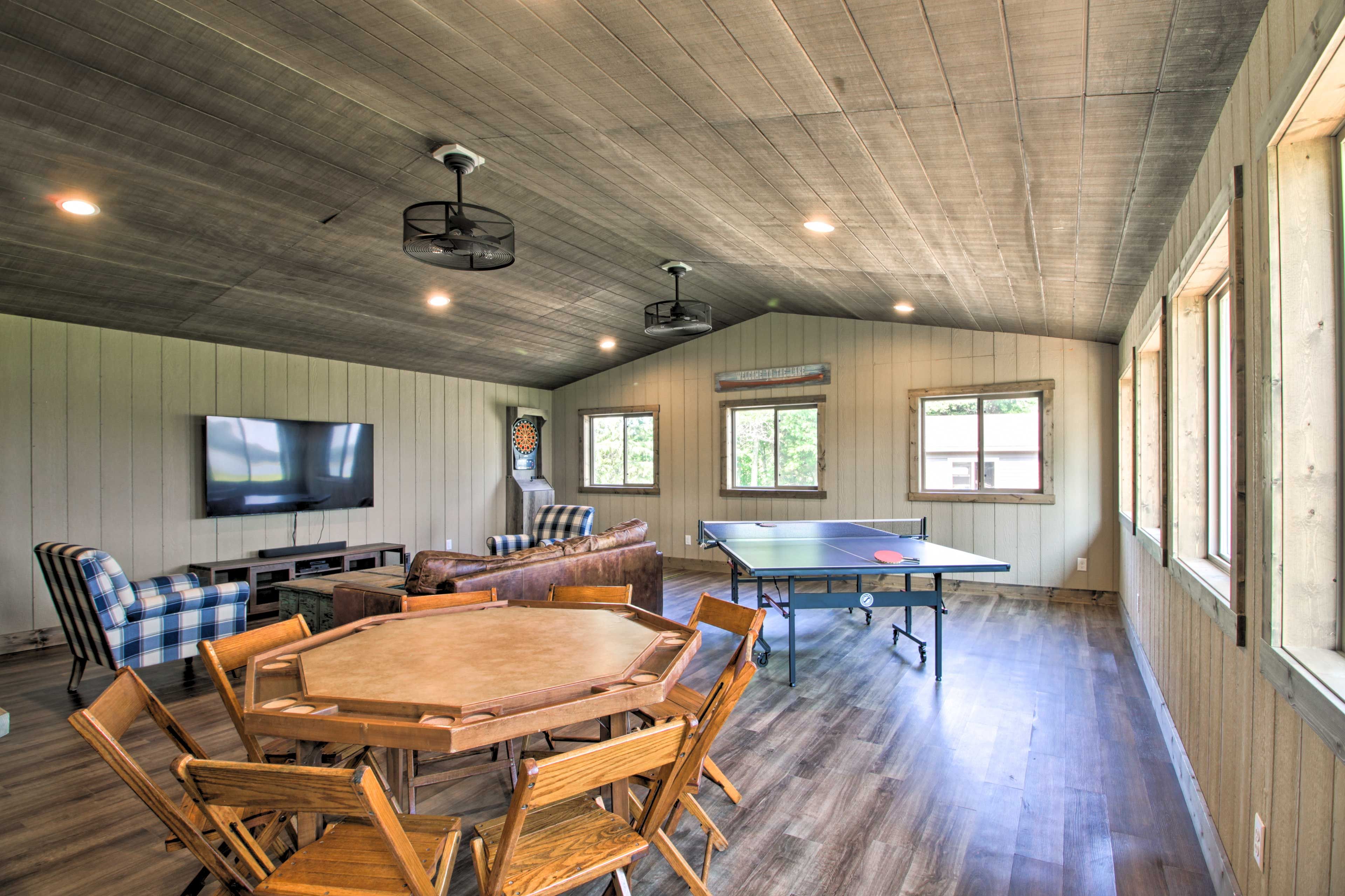 Game Room | Stairs Required | Upper Level of Garage