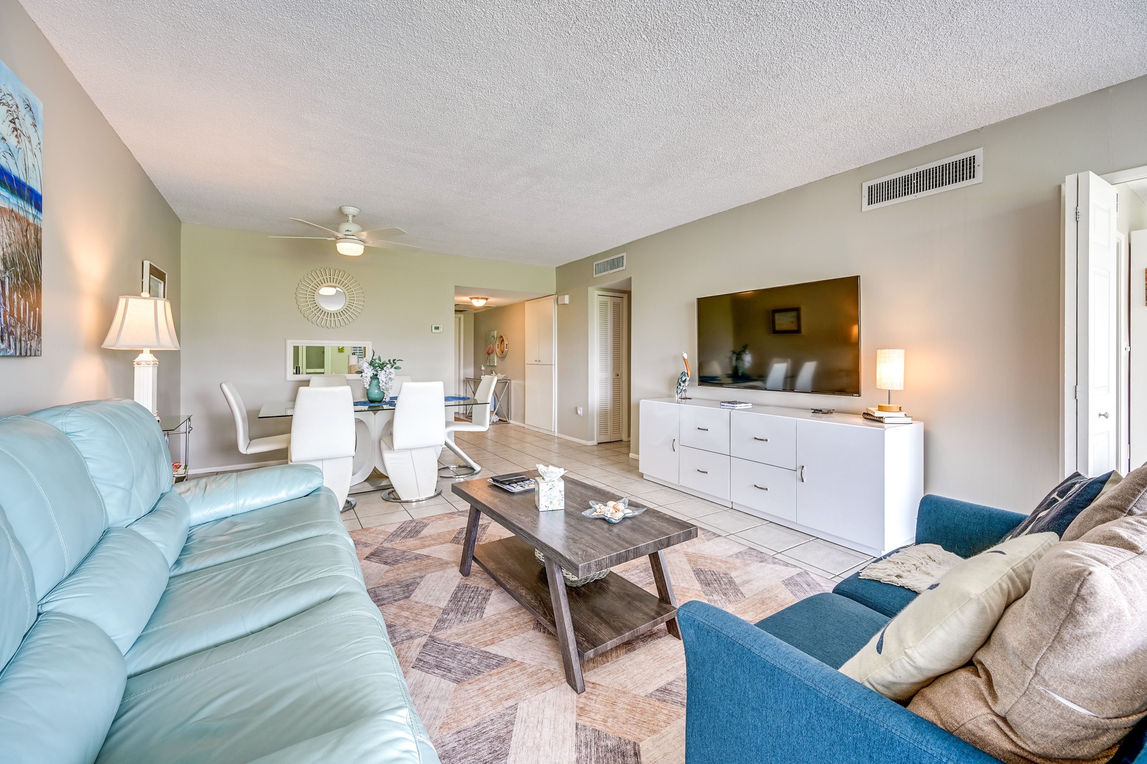 Living Area | Central Heat & A/C