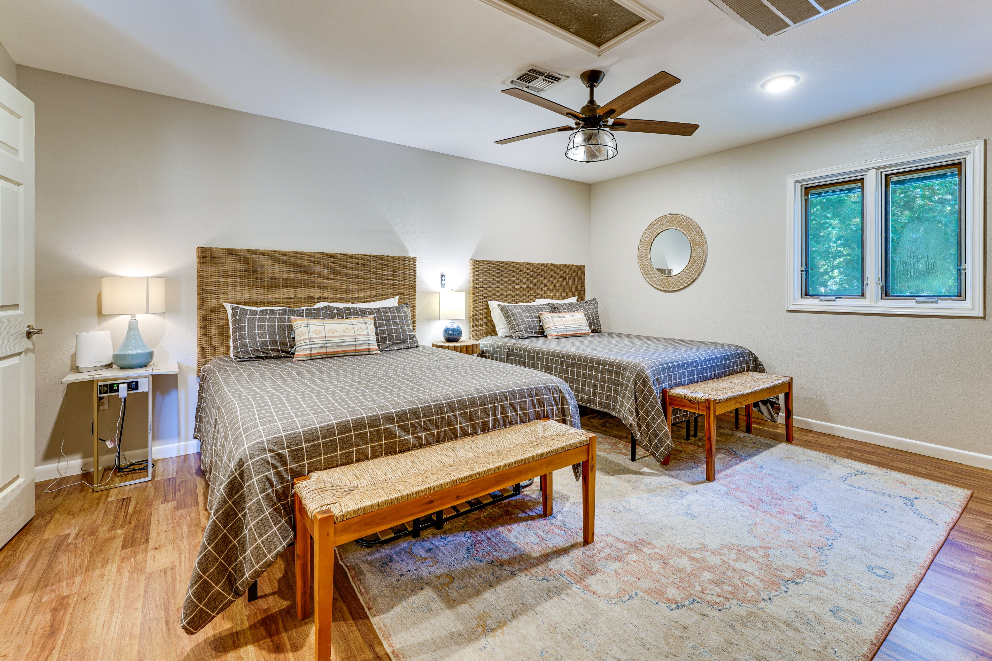 Bedroom 2 | Upper Level | 2 Queen Beds | 4 Twin Rollaway Beds Available
