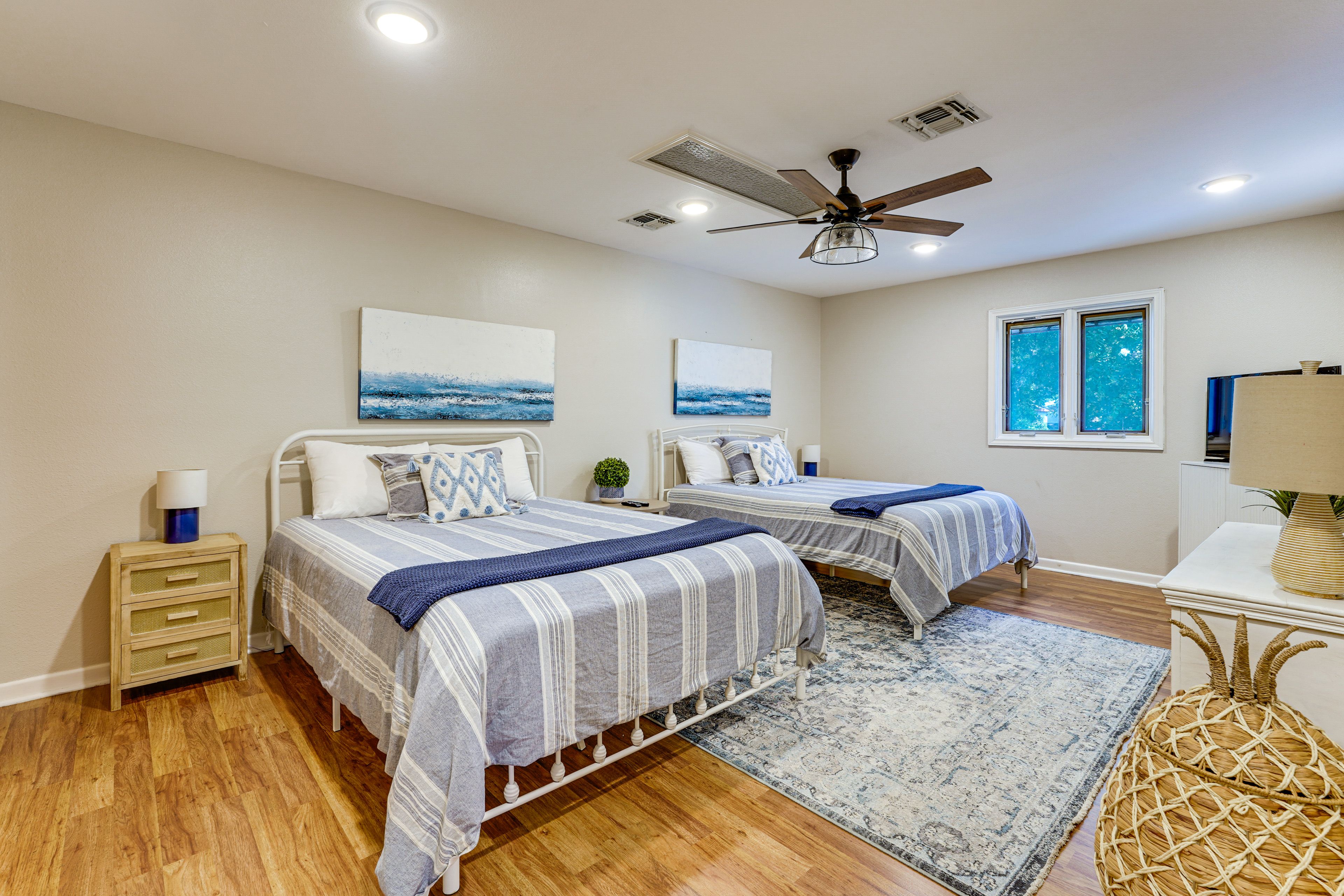 Bedroom 3 | Upper Level | 2 Queen Beds | Pack 'n Play Available