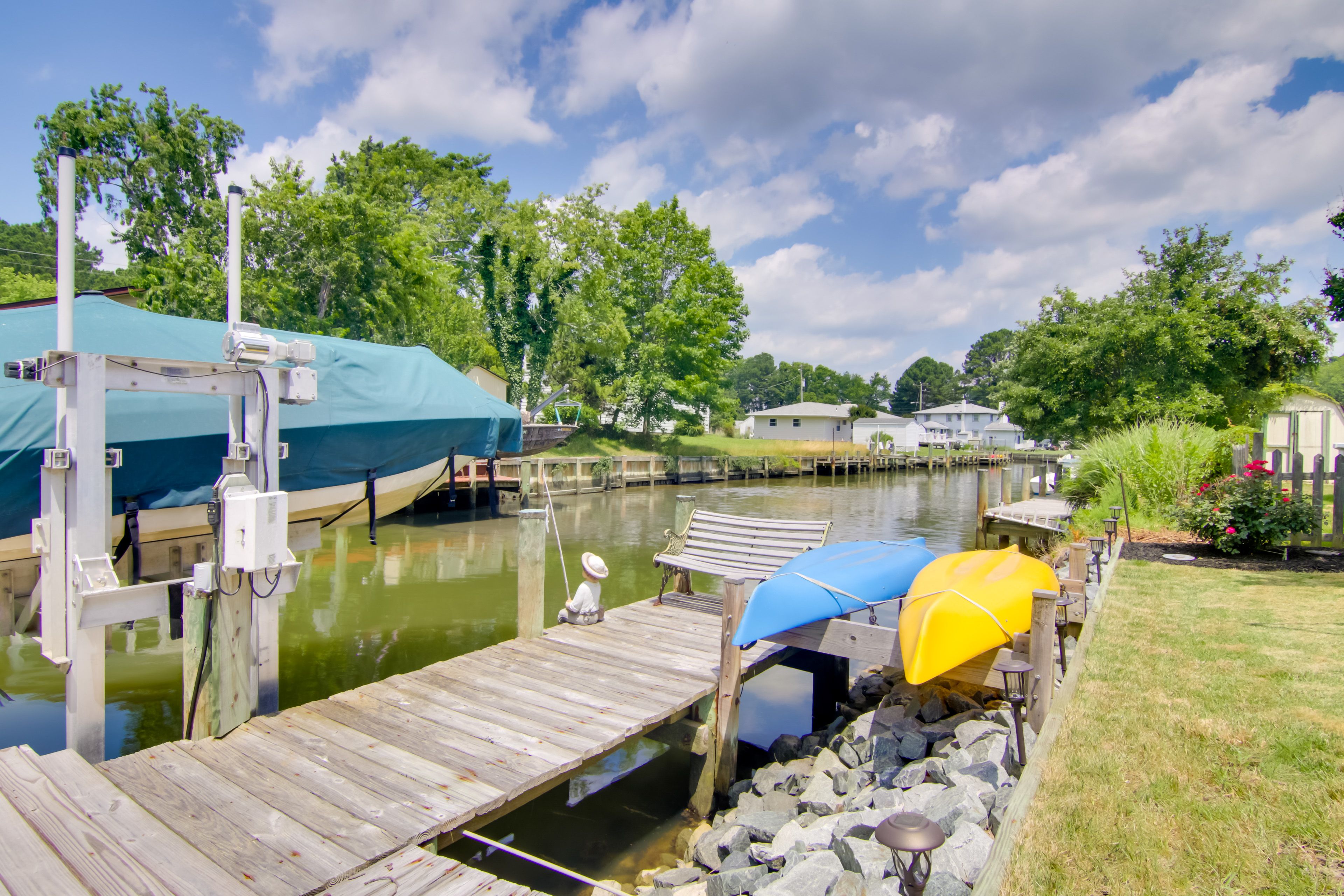 Private Dock | Kayaks Not Available For Guest Use