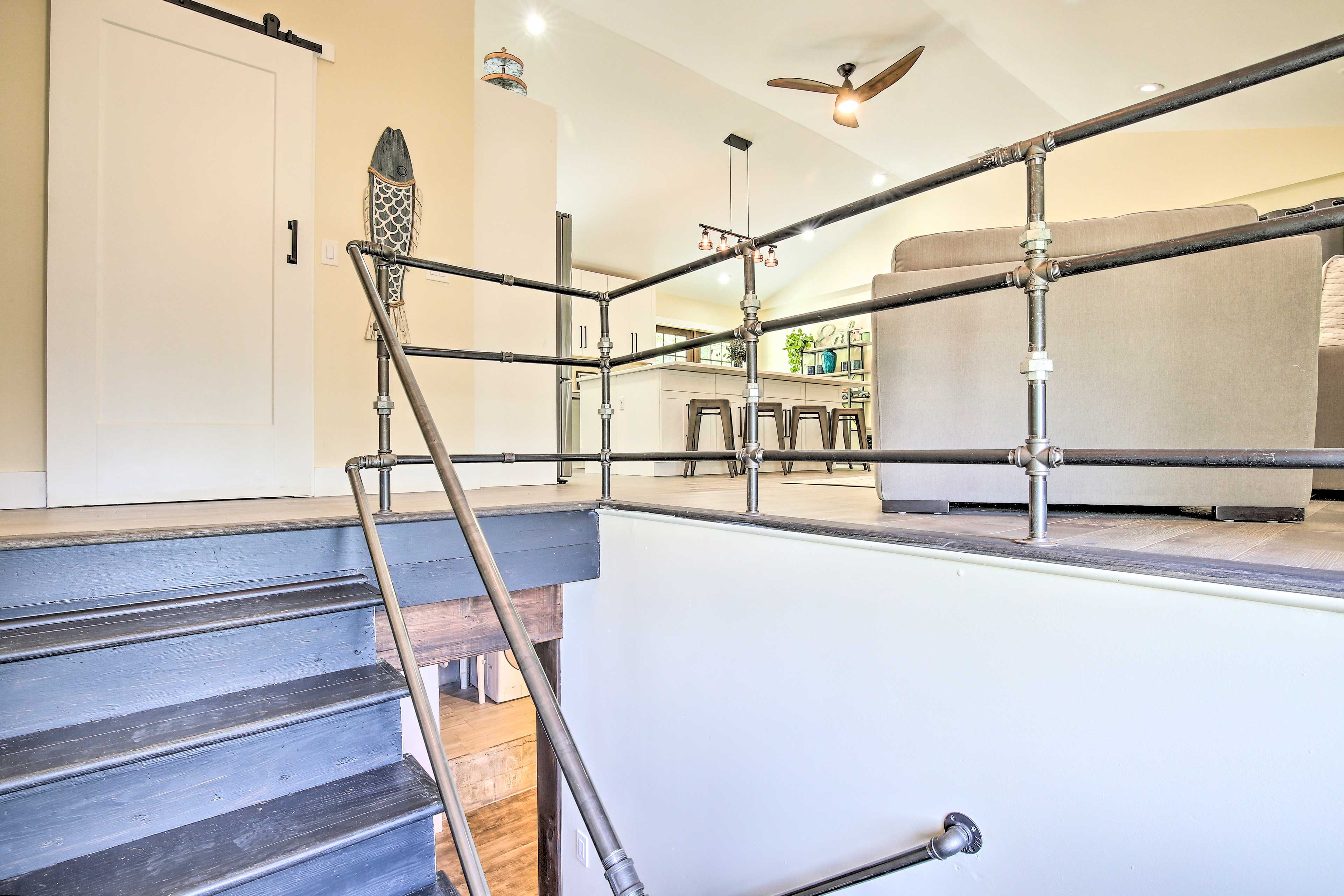 Stairwell | Stairs Required for Fireplace Room Access