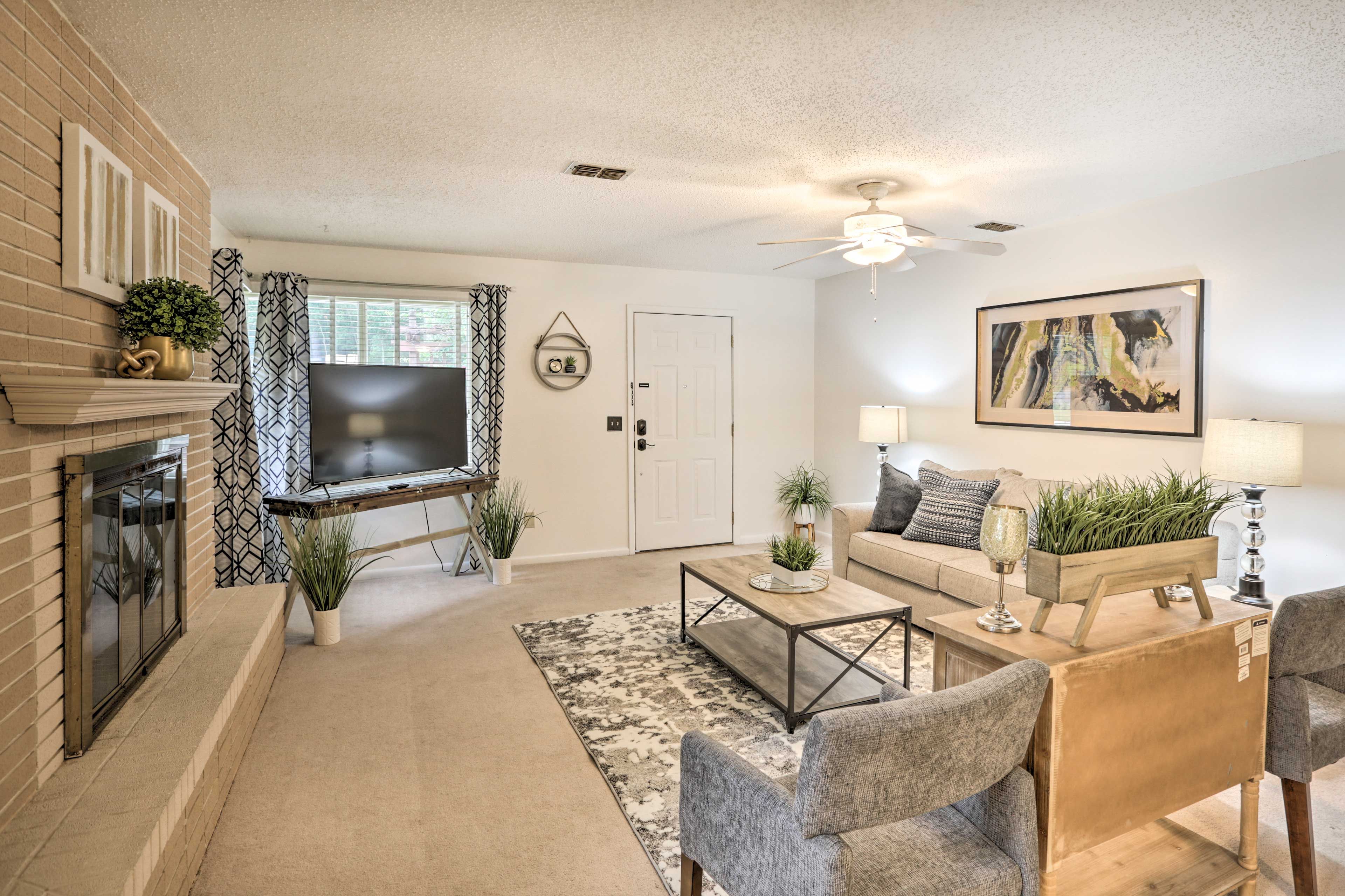 Tallahassee Vacation Rental | 3BR | 2BA | 1,250 Sq Ft | 1 Story | 1-Step Entry