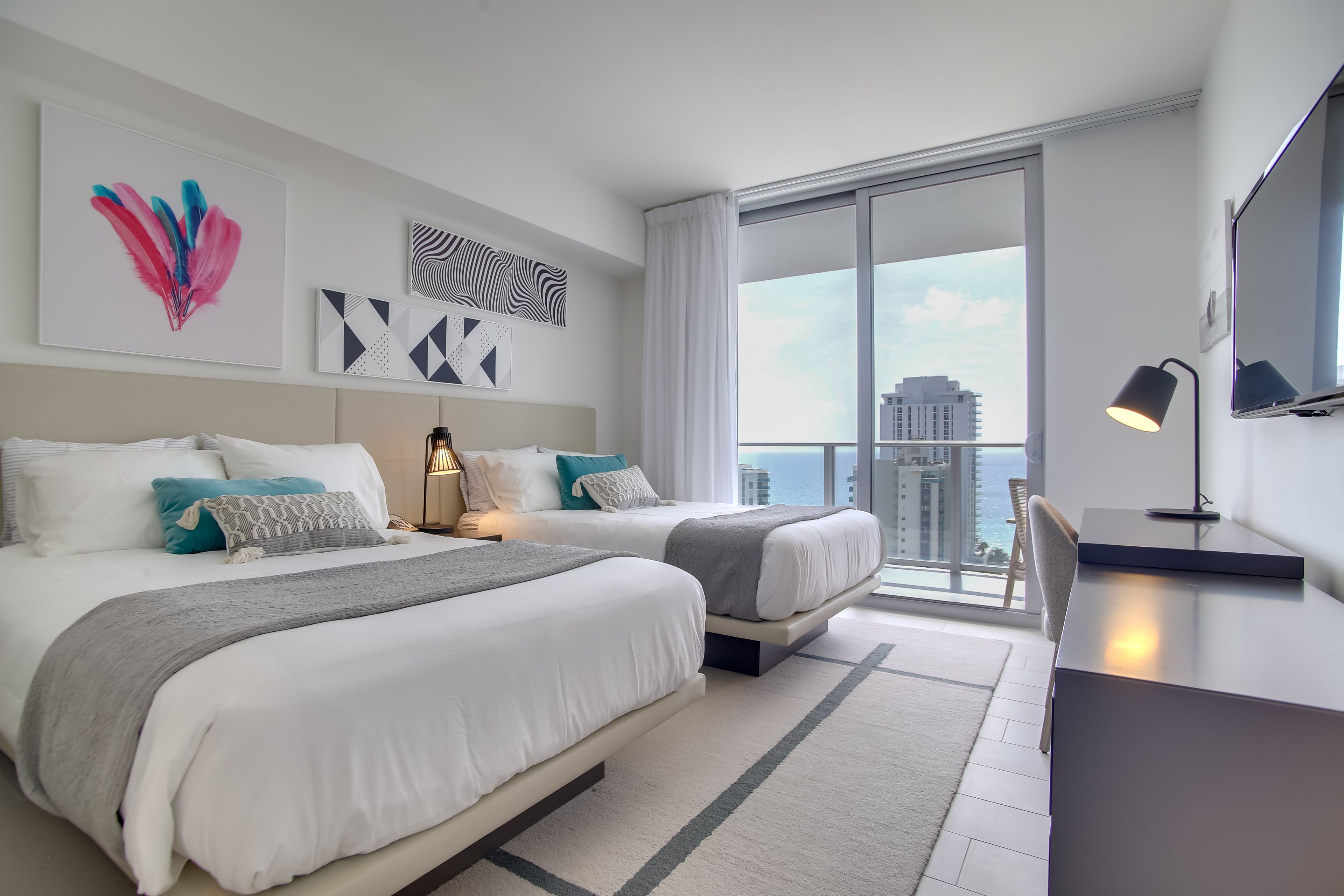 Bedroom 2 | 2 Full Beds | En-Suite Bathroom