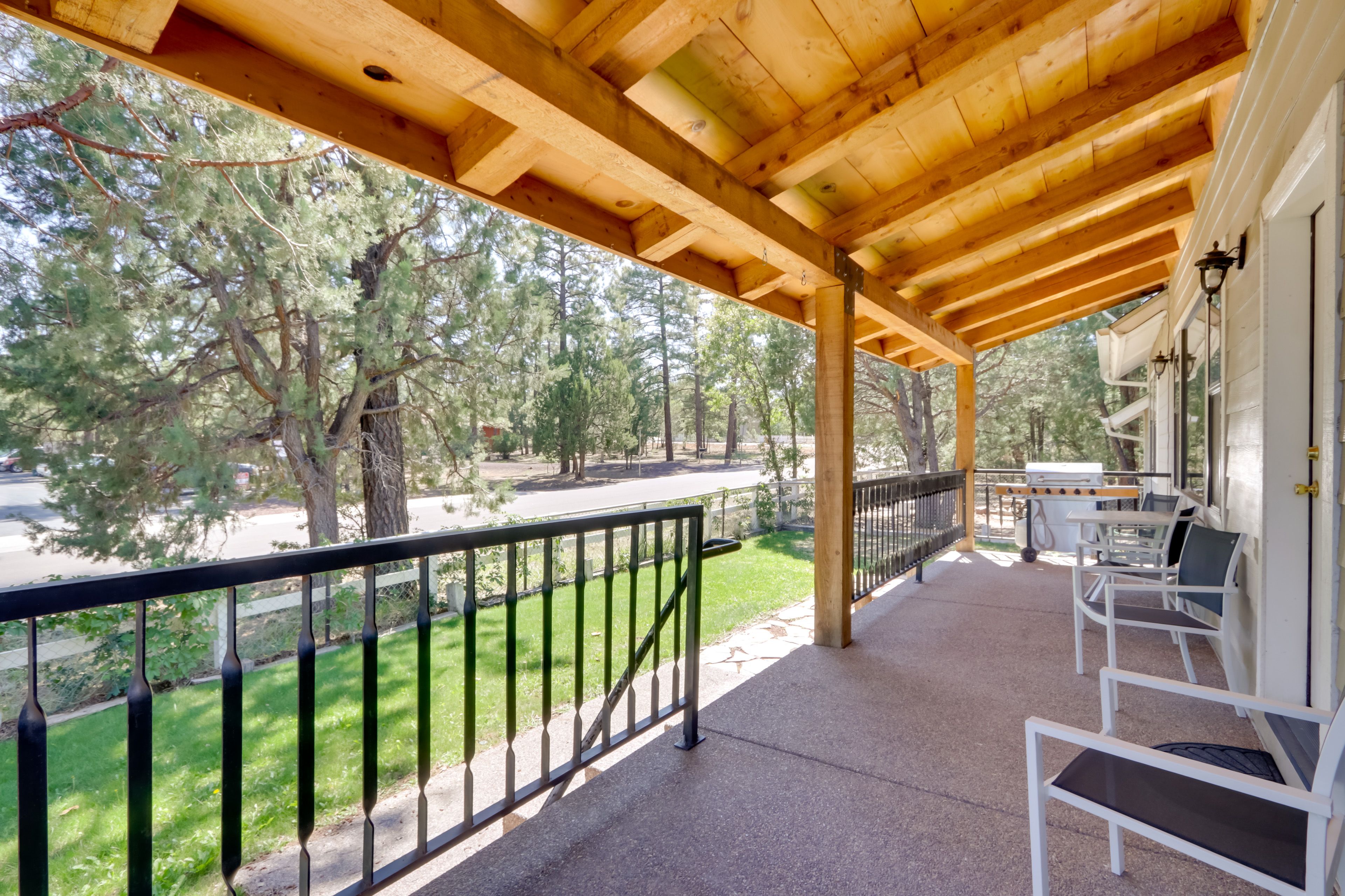 Back Porch | Fenced-In Yard