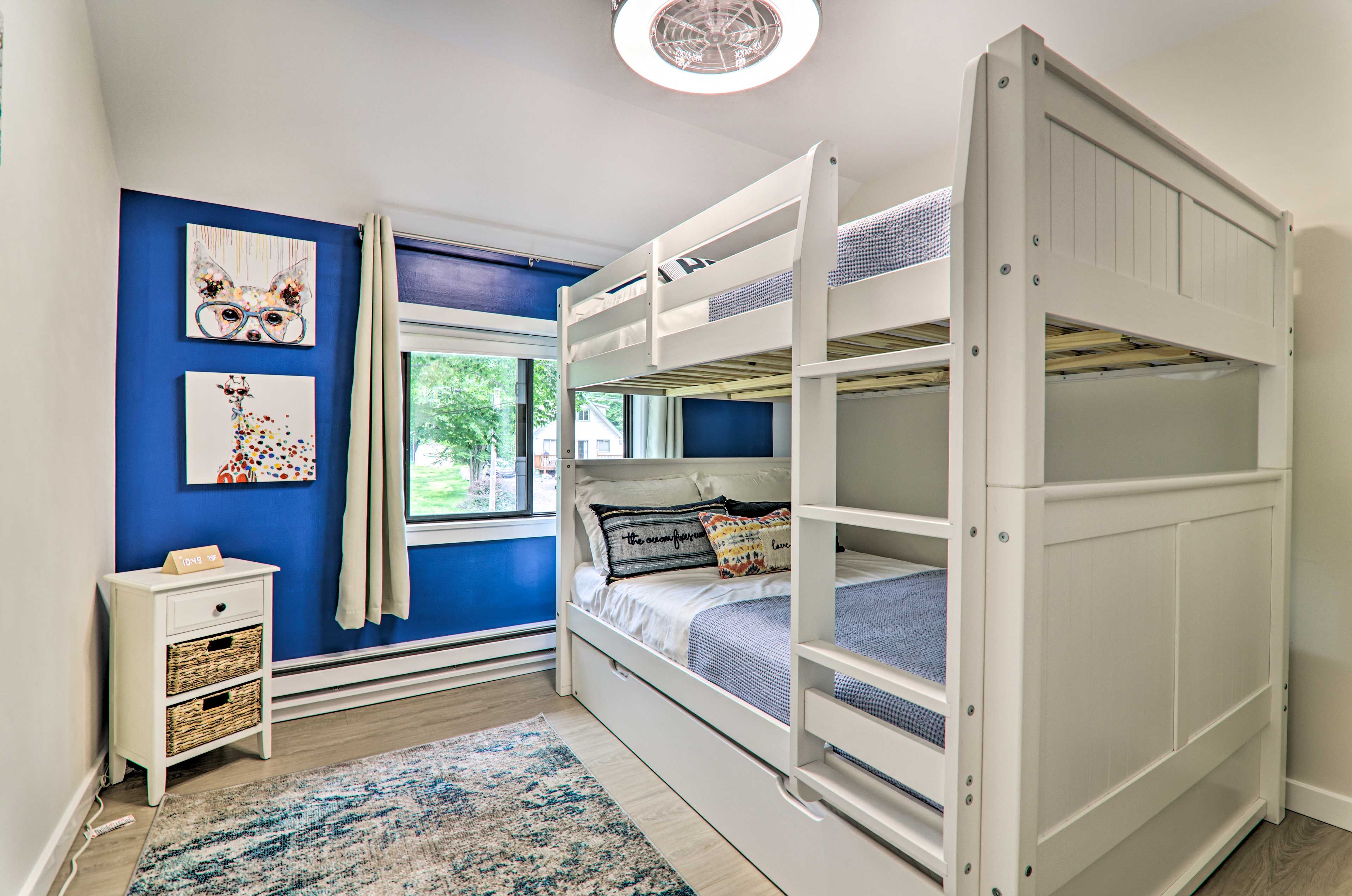 Bedroom 3 | 2nd Floor | Full Bunk Bed w/ Full Trundle