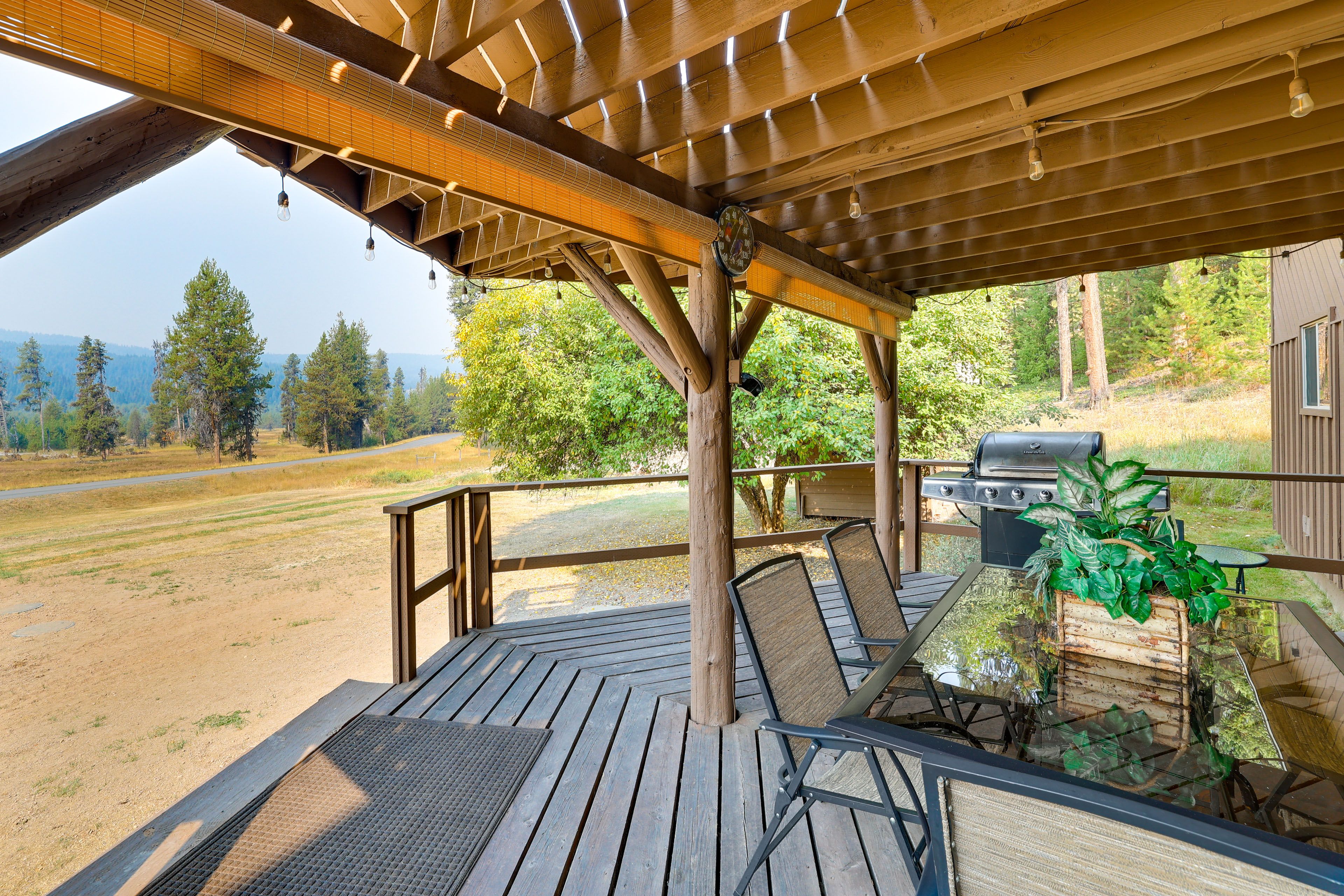 Front Deck | Gas Grill | Dining Area