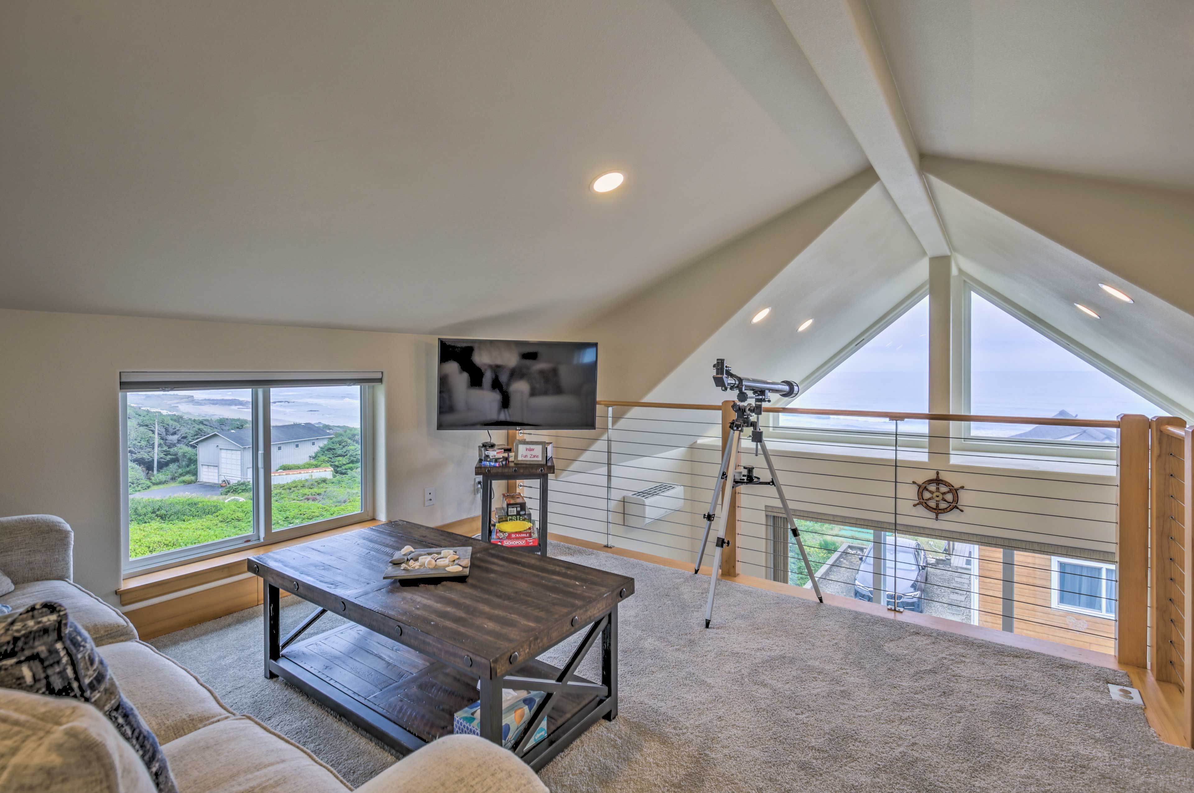 Townhome Interior | Loft | Free WiFi | Pet-Friendly w/ Fee