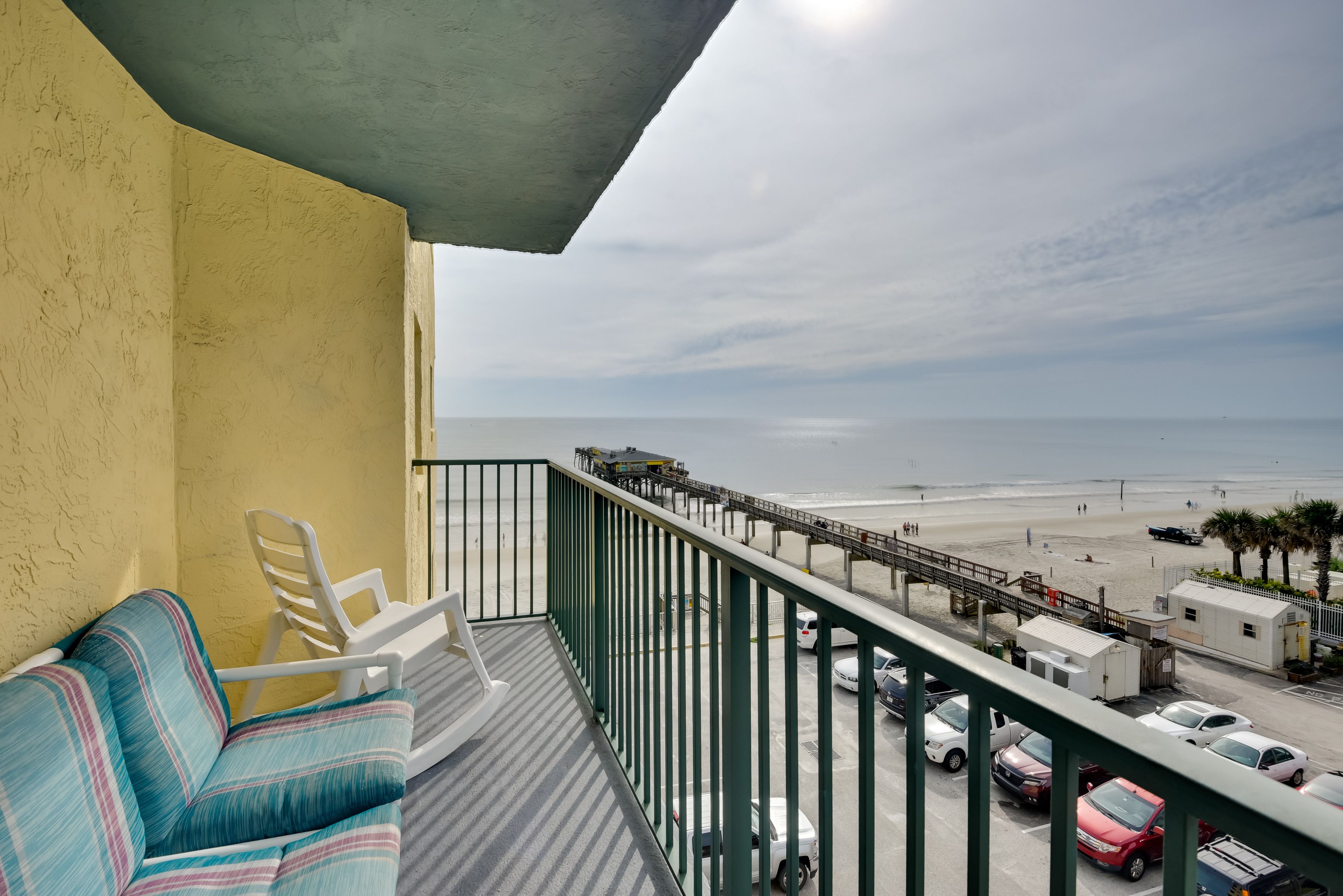 Balcony w/ Ocean View | 600 Sq Ft Condo
