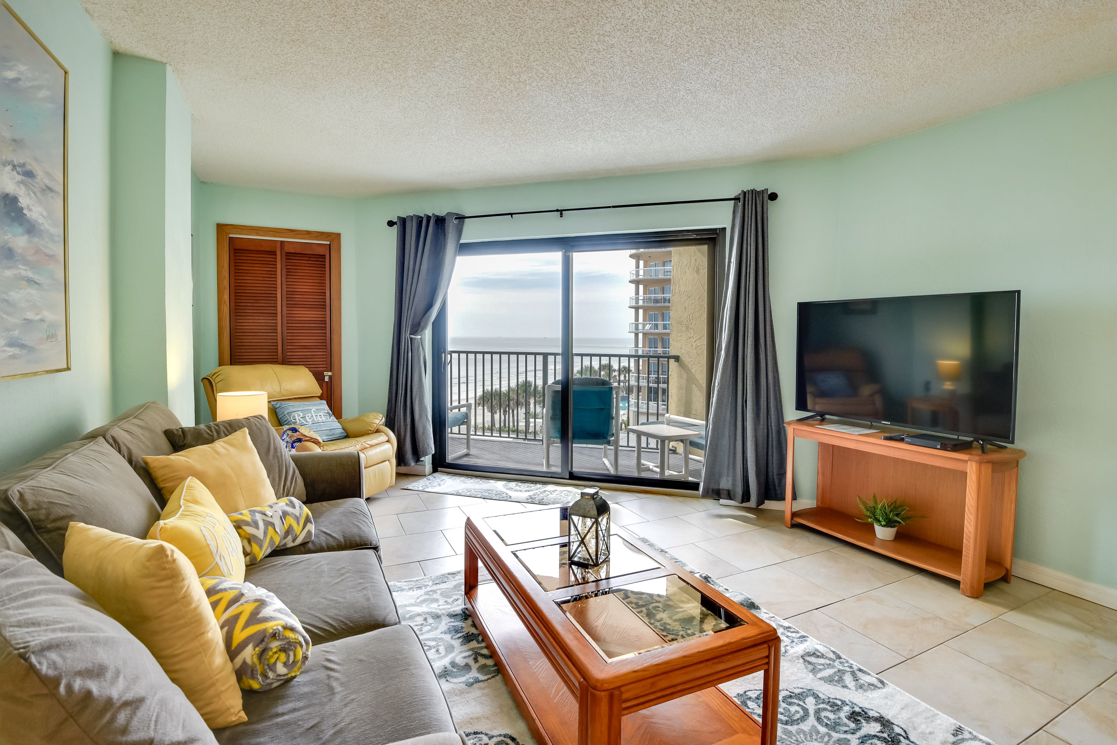 Living Room | Sleeper Sofa | Balcony Access