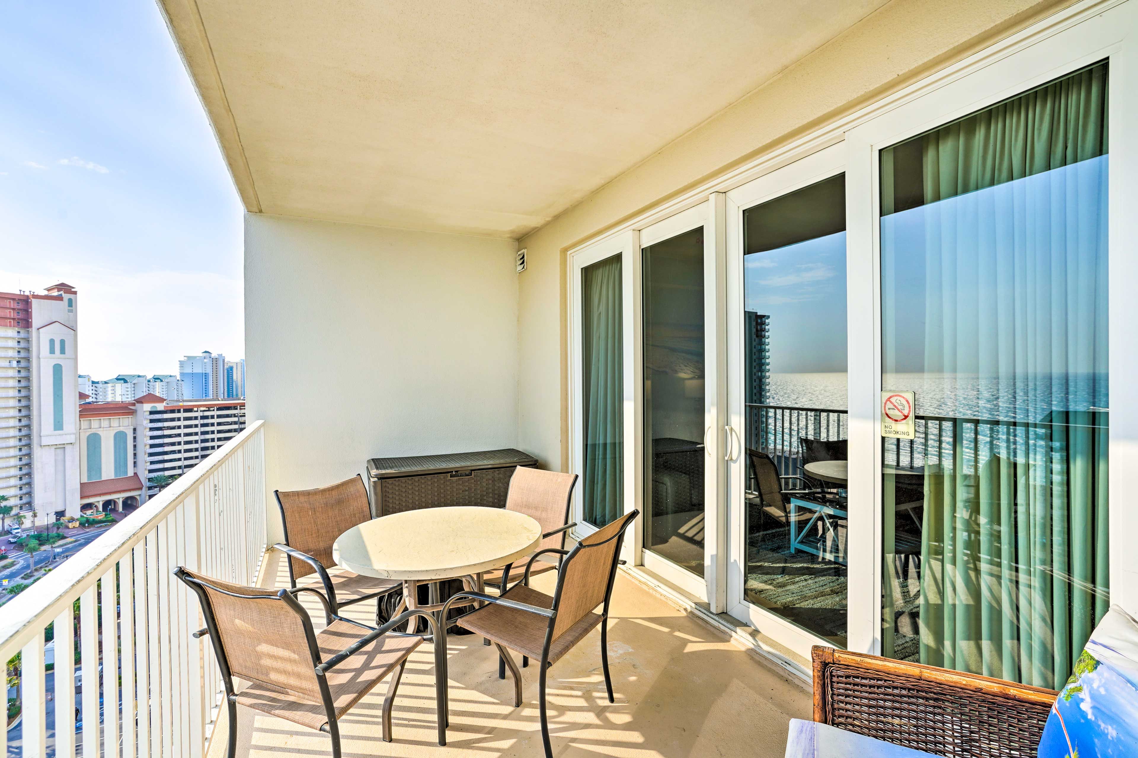 Furnished Balcony | Gulf Views