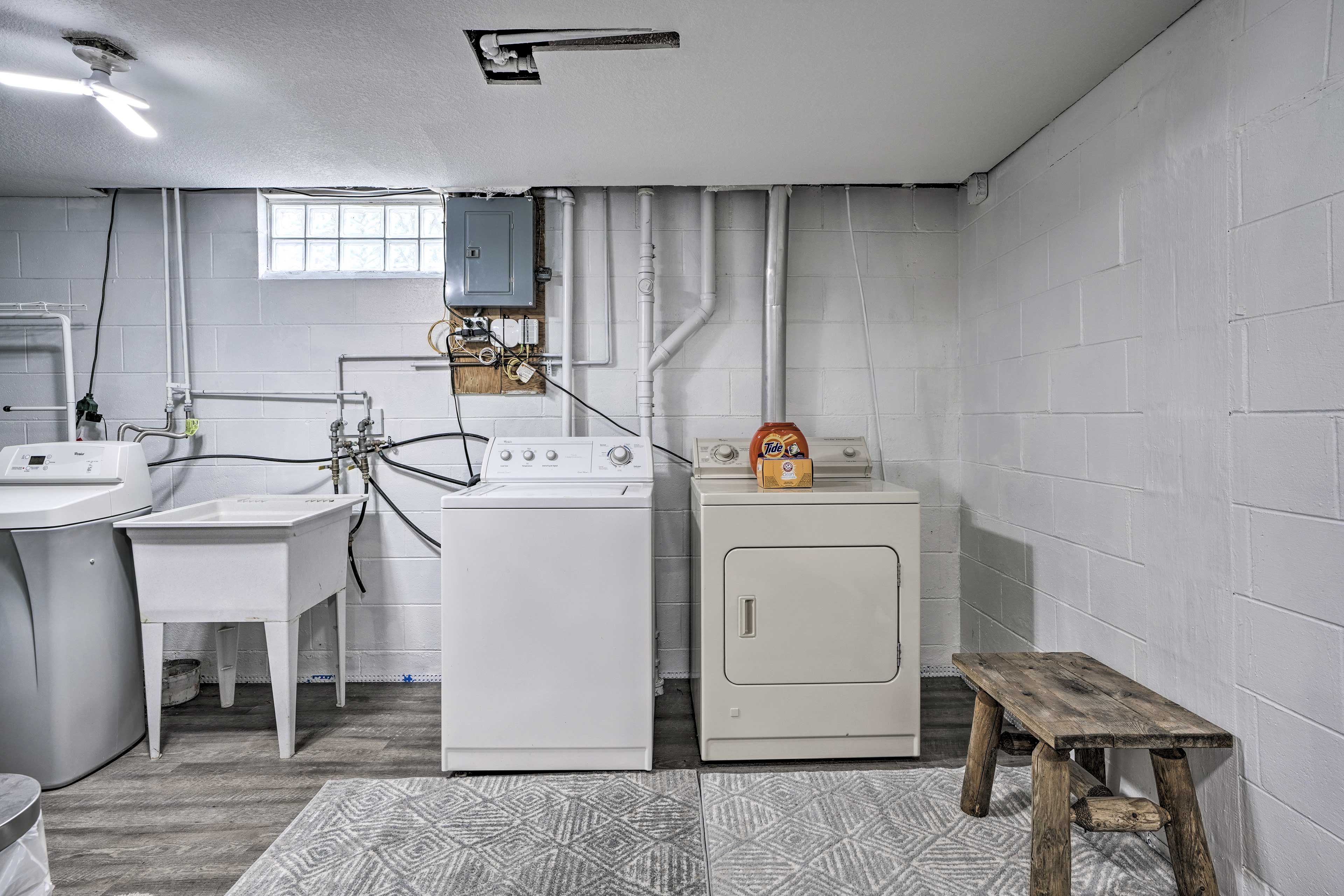 Laundry Room | Basement | Detergent | Iron & Board