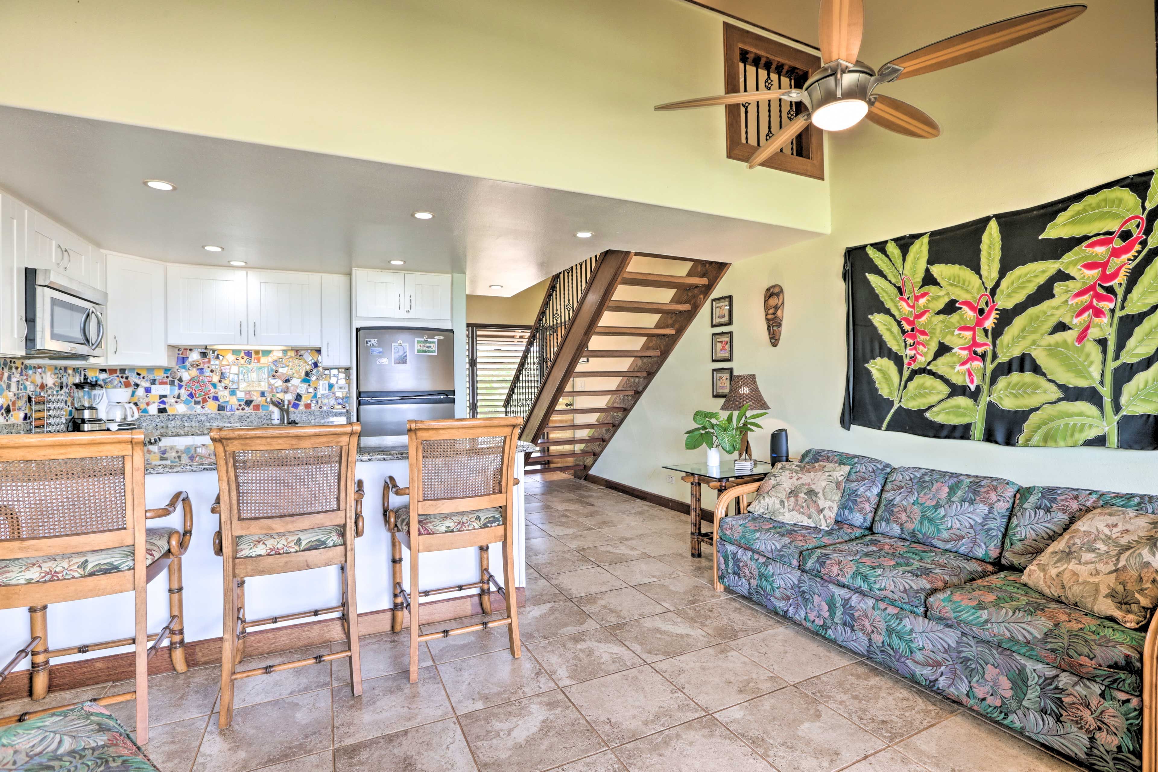 Maunaloa Vacation Rental Condo | 1BR | 1BA | 2 Stories | 567 Sq Ft