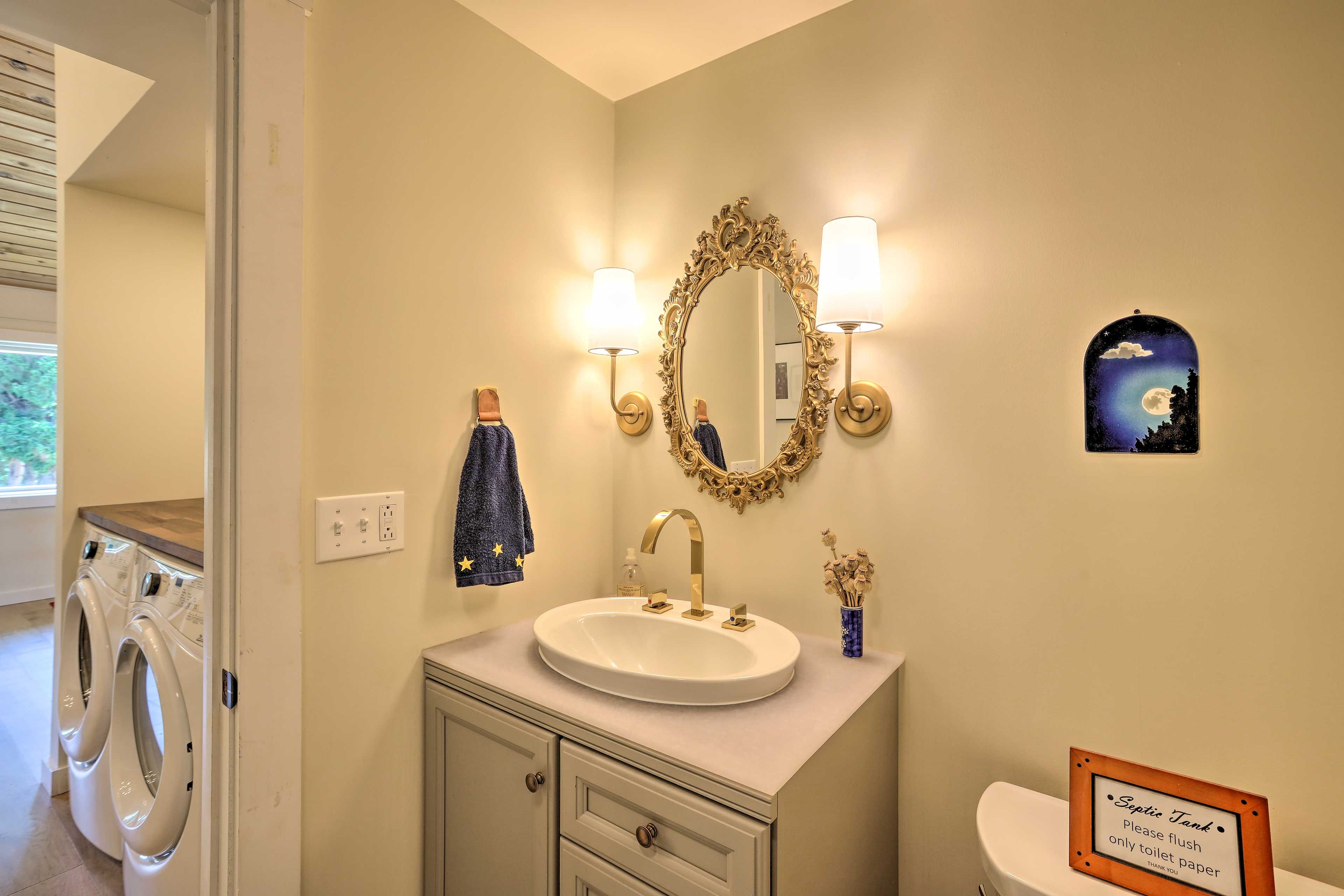 Half Bathroom | In-Unit Laundry