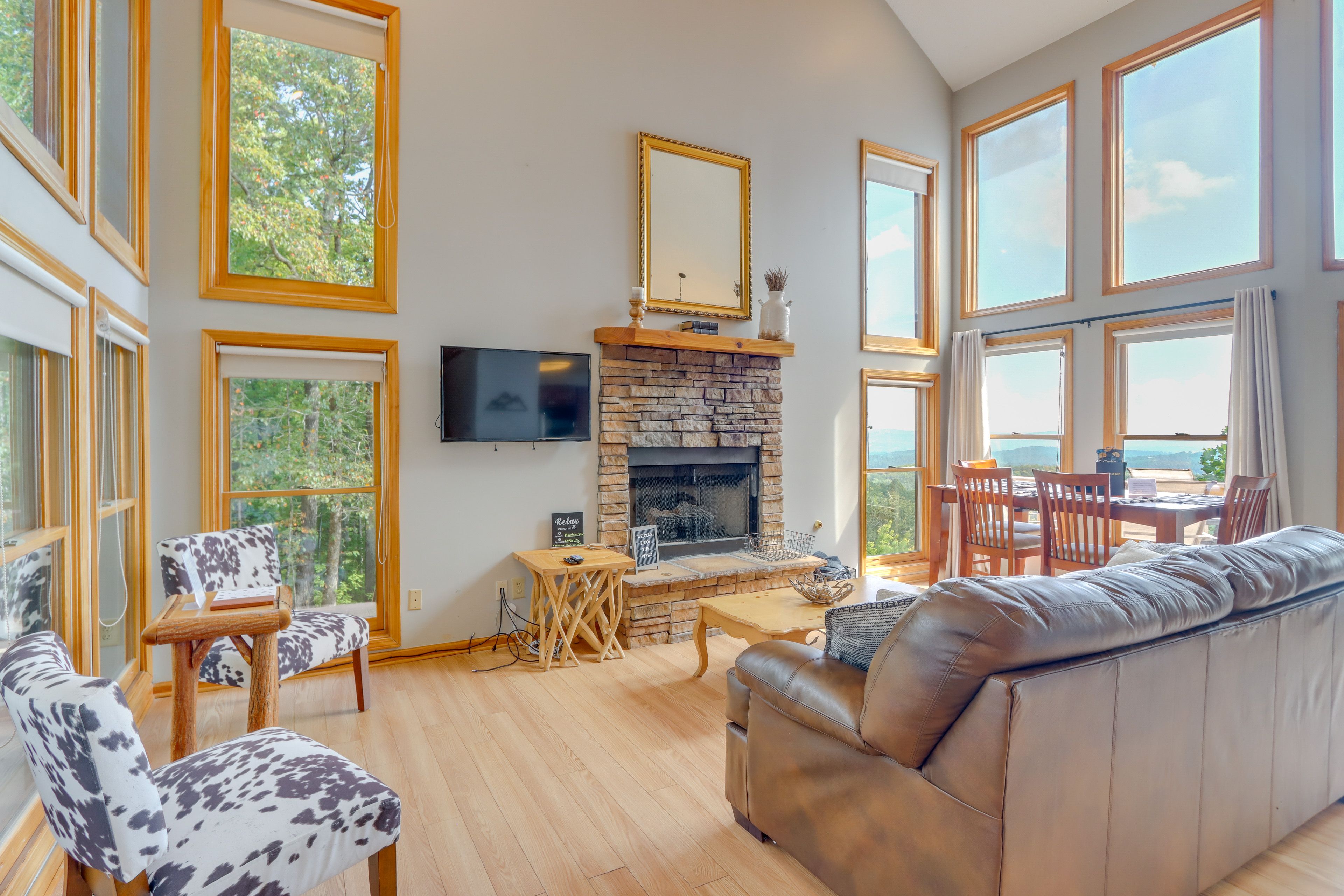 Living Room | 4 Smart TVs | Free WiFi | Multi-Story Home | Central A/C & Heating