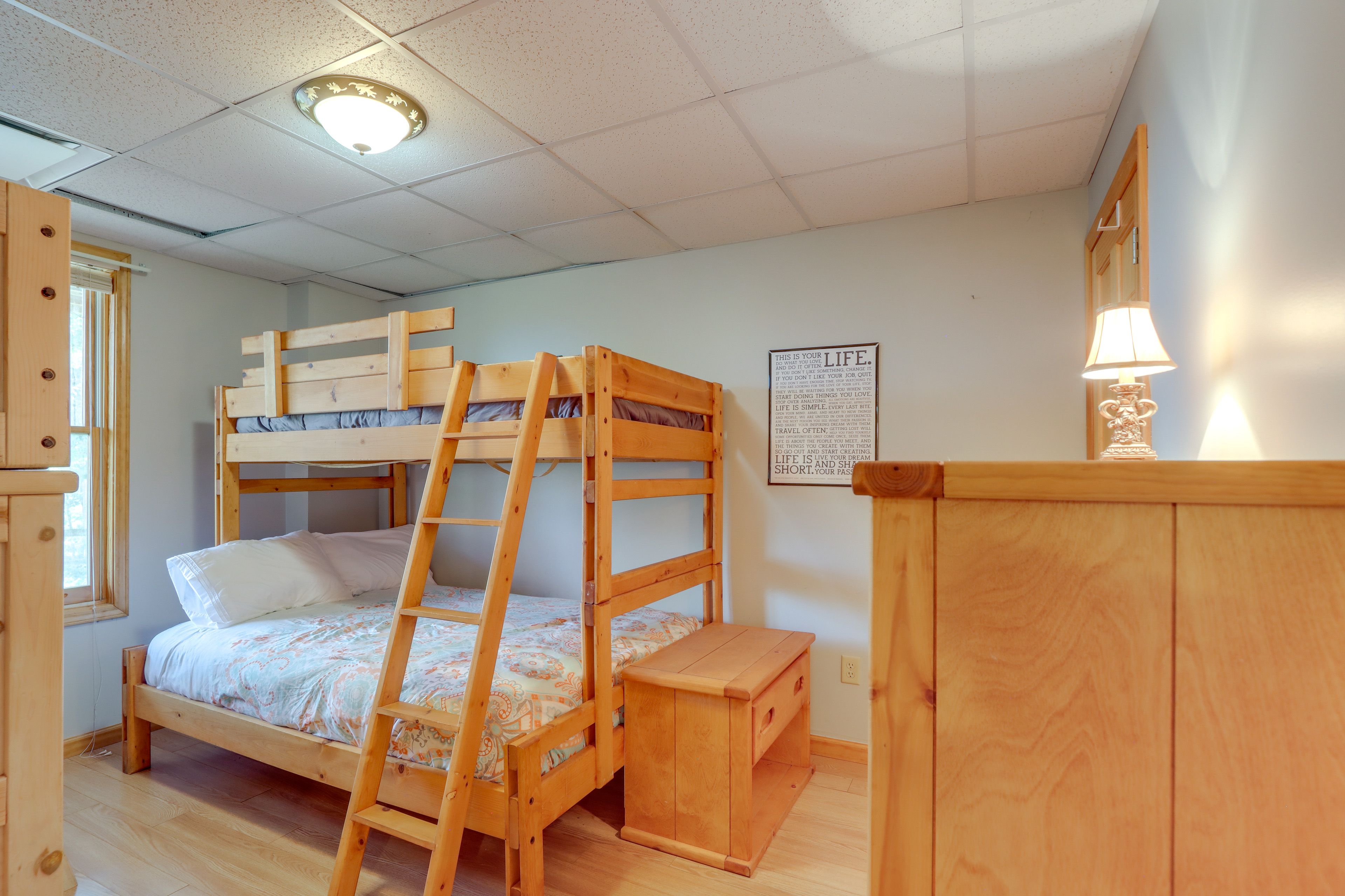 Bedroom 3 | 2 Twin/Full Bunk Beds | Basement