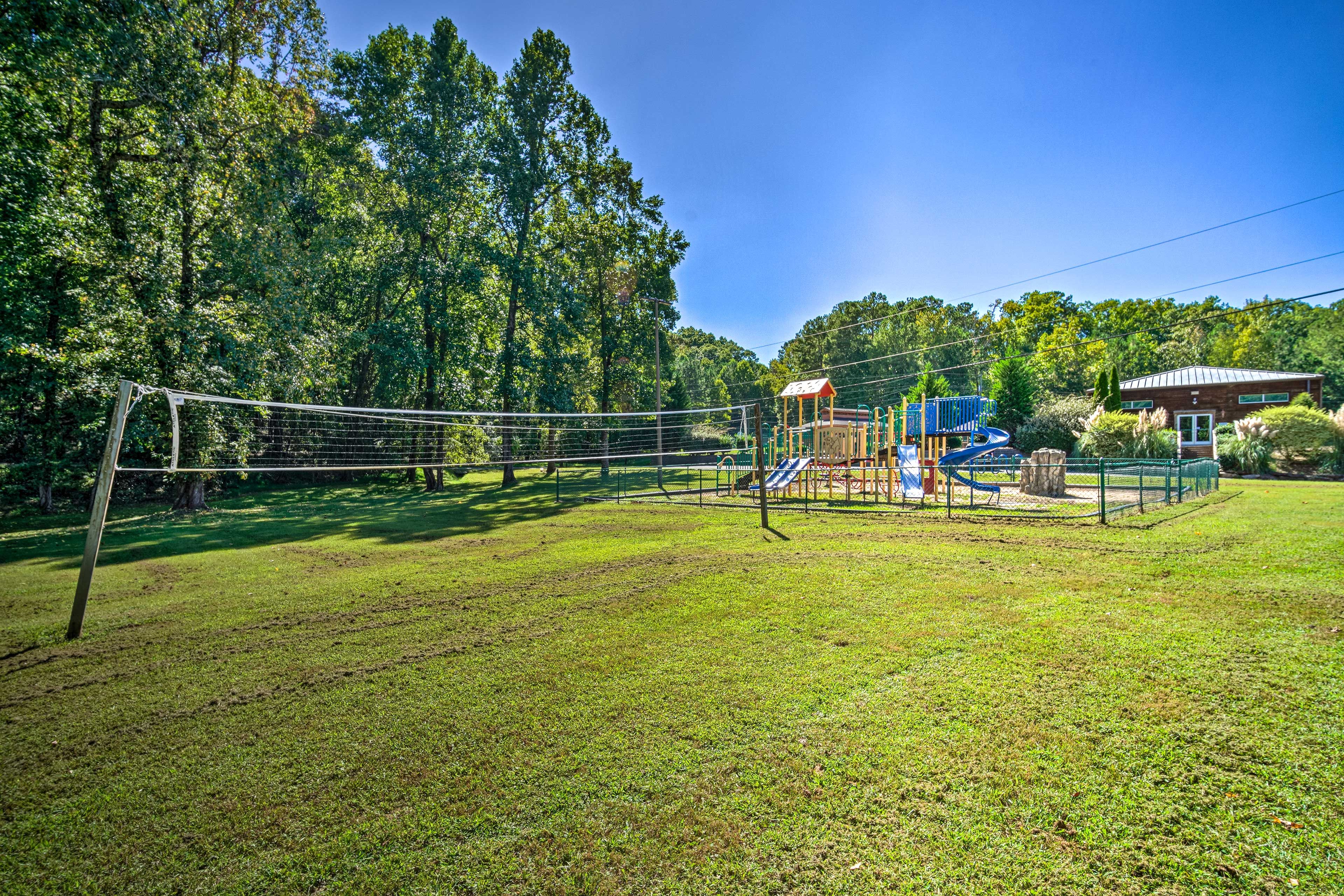 Talking Rock Creek Resort (~9 Miles) | Playground | Volleyball Net