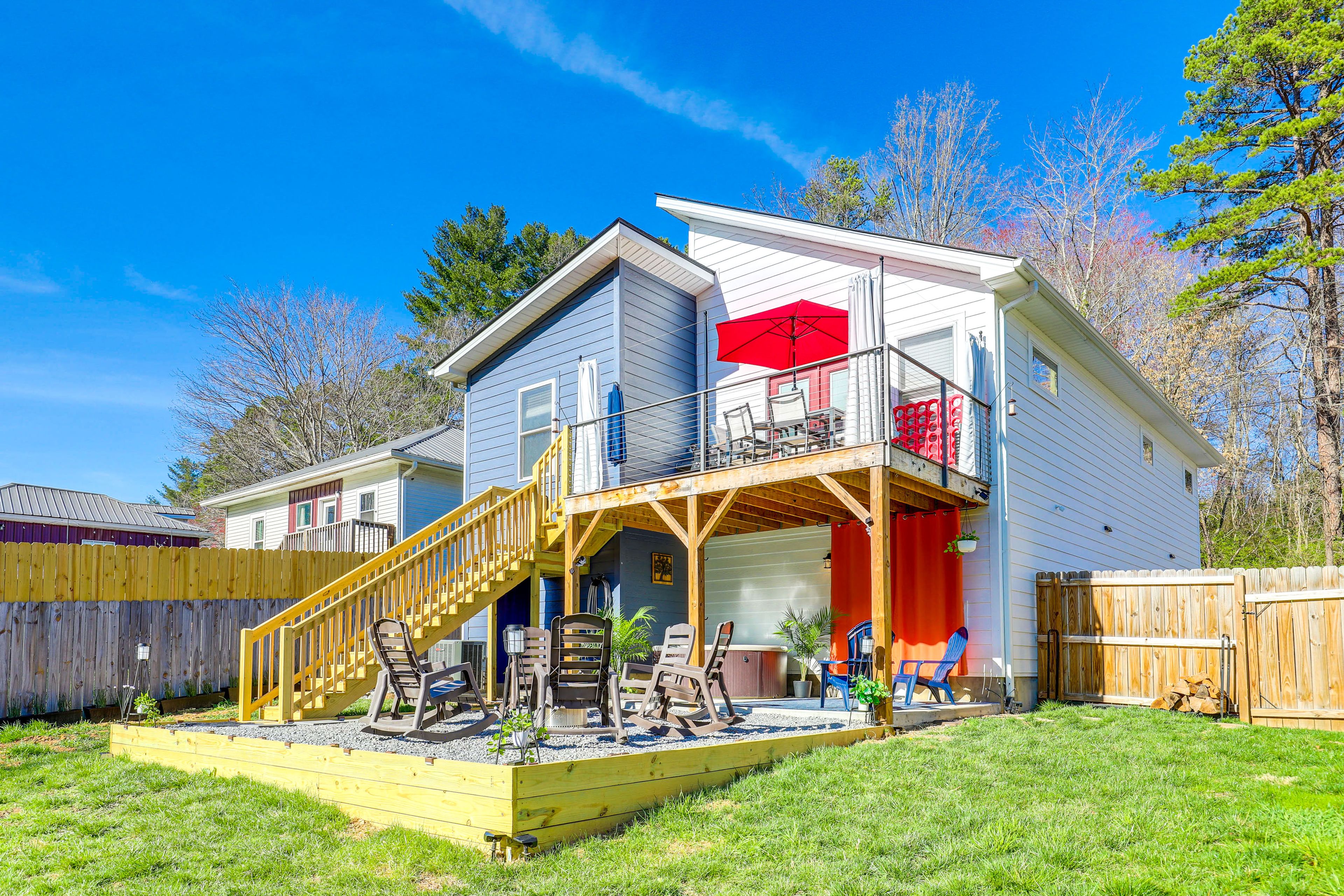 Home Exterior | Private Hot Tub | Cold Plunge